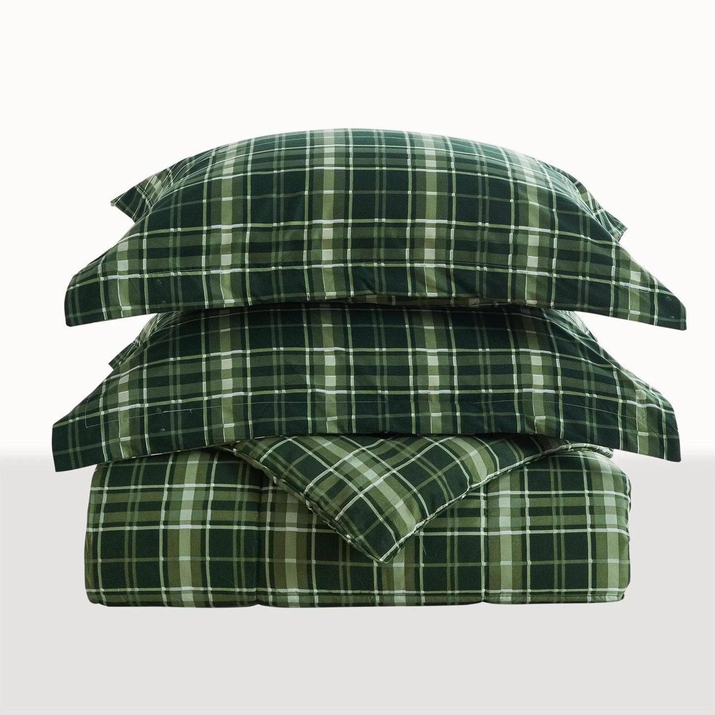Reversible Christmas Comforter and Sham Set - Holiday / Lodge Odette Collection from PriceLows™