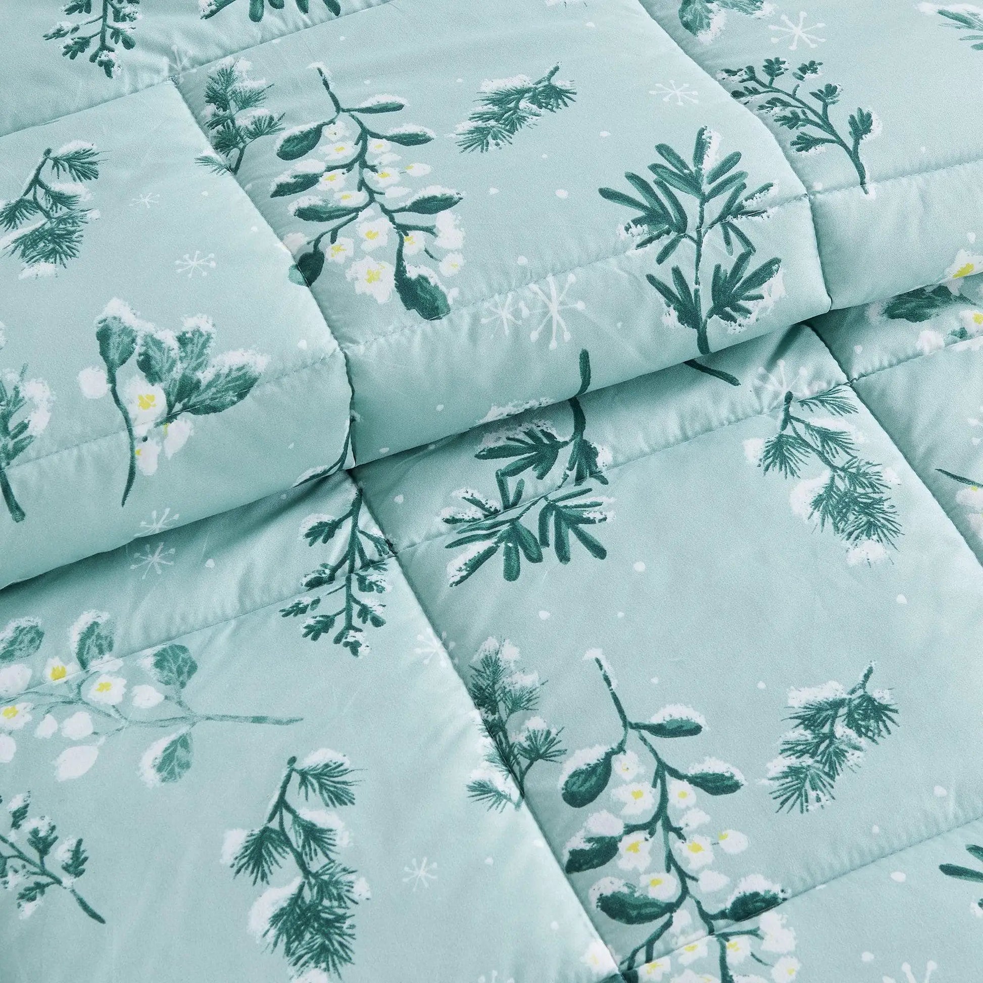 Reversible Christmas Comforter and Sham Set - Holiday / Lodge Odette Collection from PriceLows™
