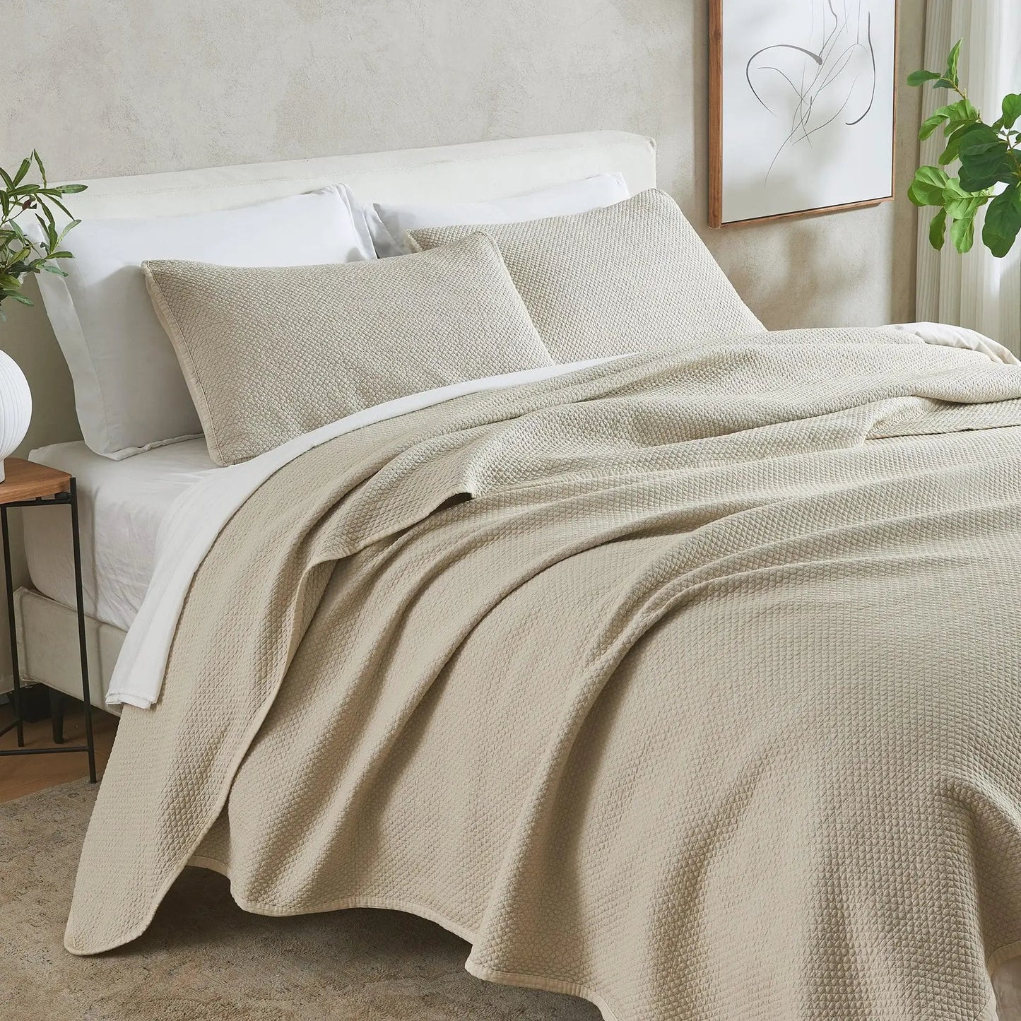 Stonewashed Relaxed Quilt Set - Vittoria Collection from PriceLows™