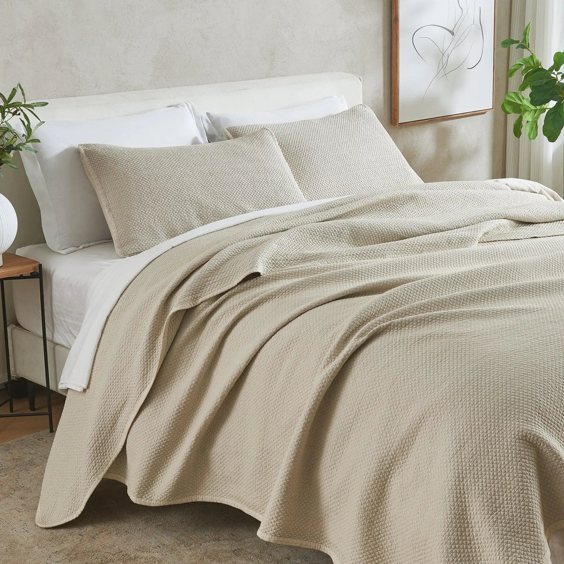 Stonewashed Relaxed Quilt Set - Vittoria Collection from PriceLows™