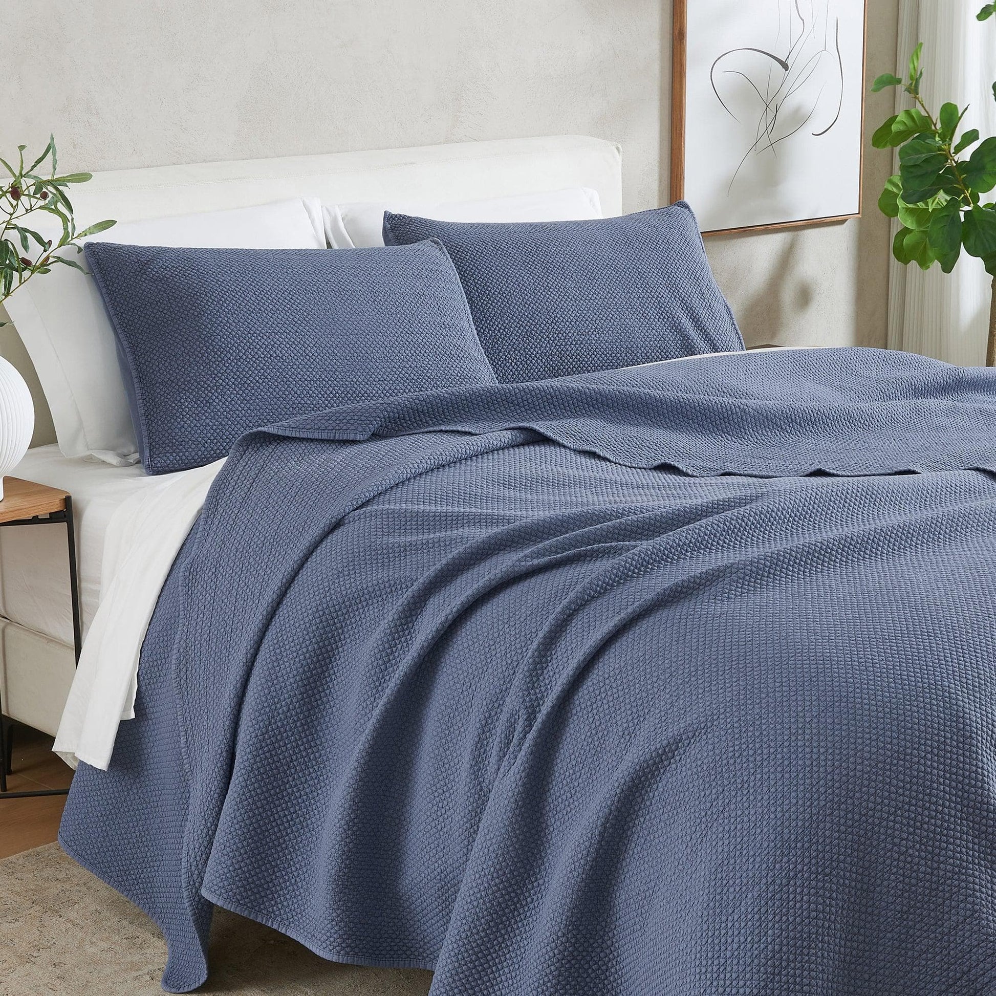 Stonewashed Relaxed Quilt Set - Vittoria Collection from PriceLows™