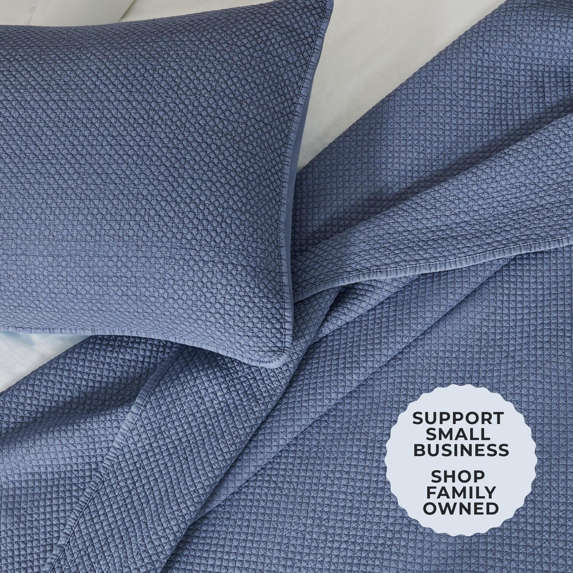 Stonewashed Relaxed Quilt Set - Vittoria Collection from PriceLows™