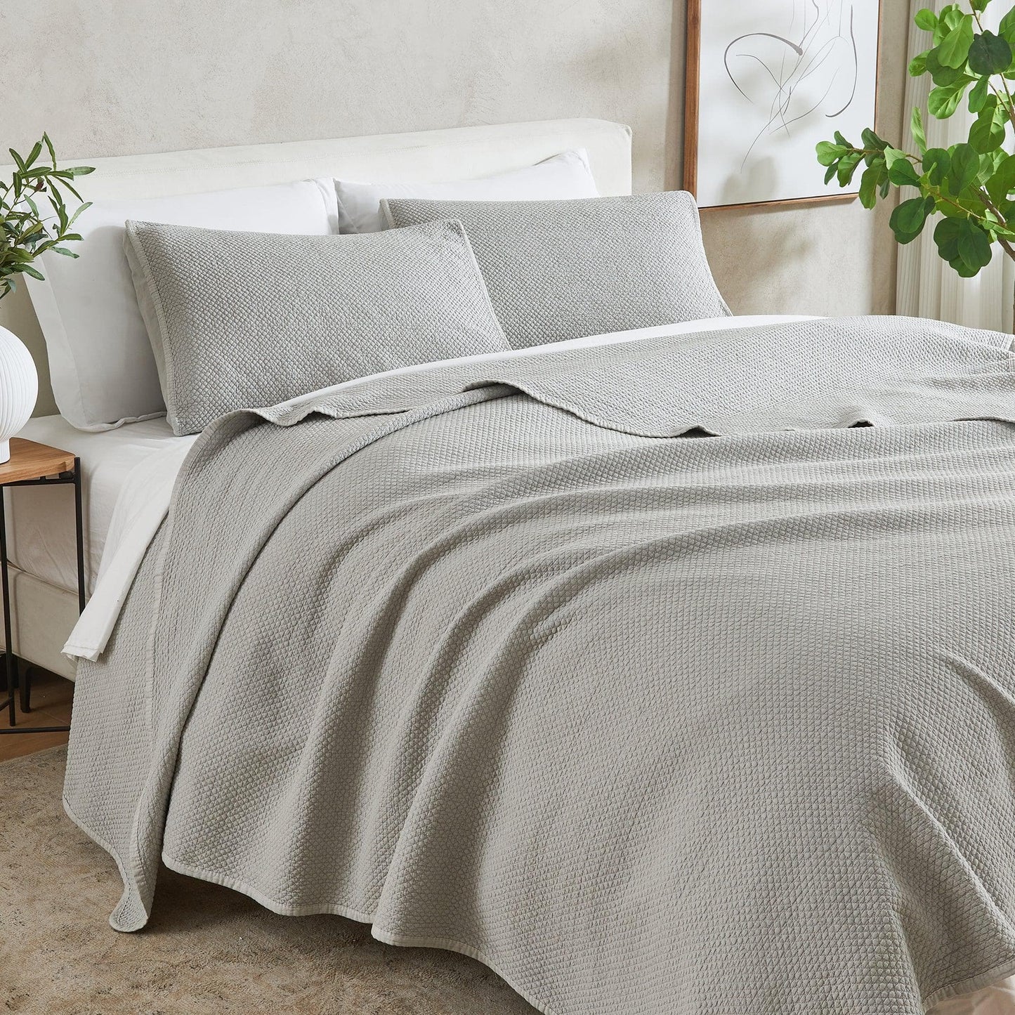 Stonewashed Relaxed Quilt Set - Vittoria Collection from PriceLows™