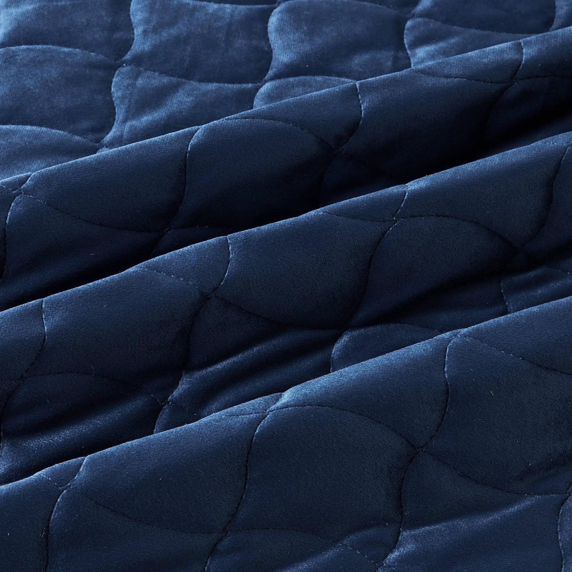 Velvet Box-Stitched Quilt Set - Vivica Collection from PriceLows™