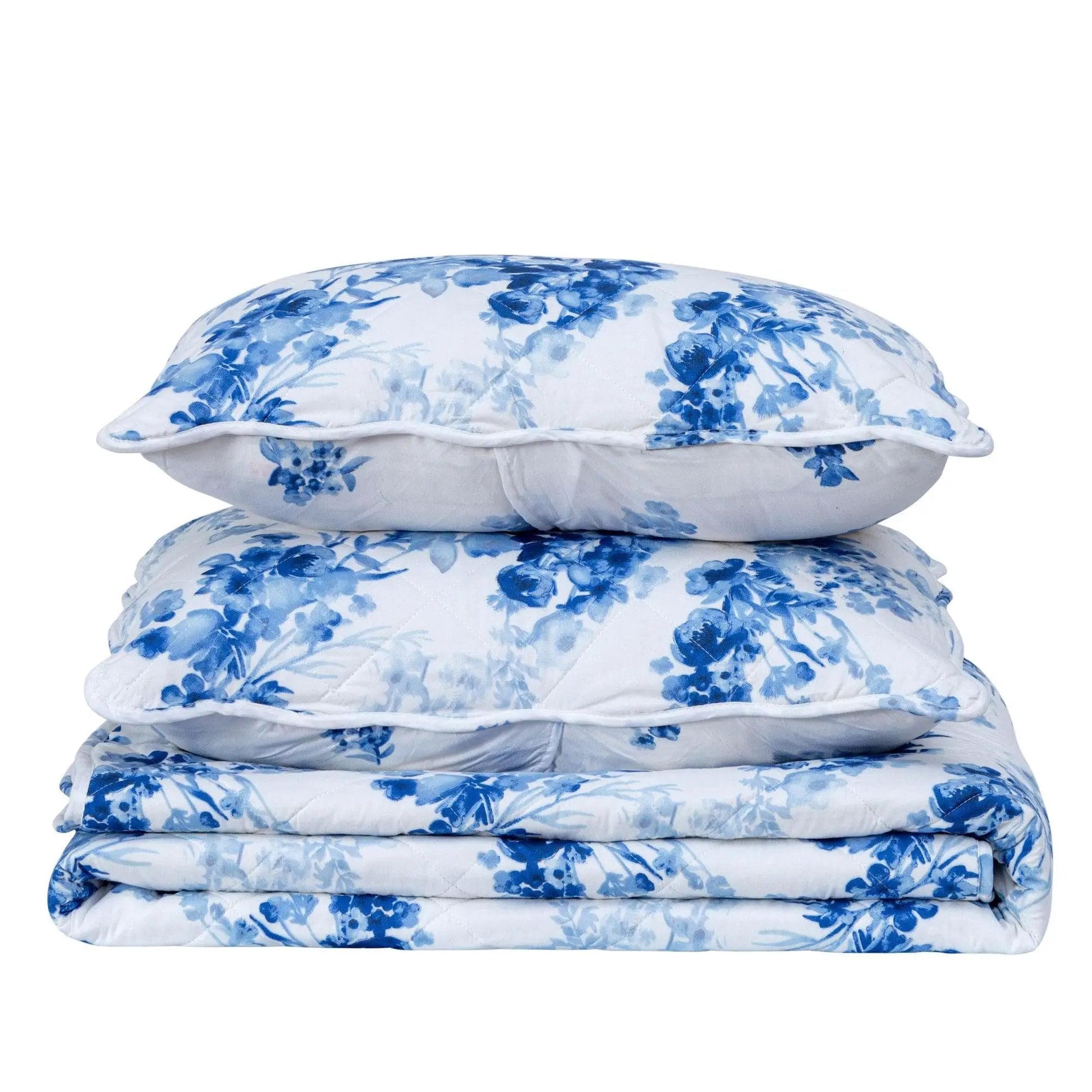 Watercolor Leaves Quilt Set - Jacqueline Collection from PriceLows™