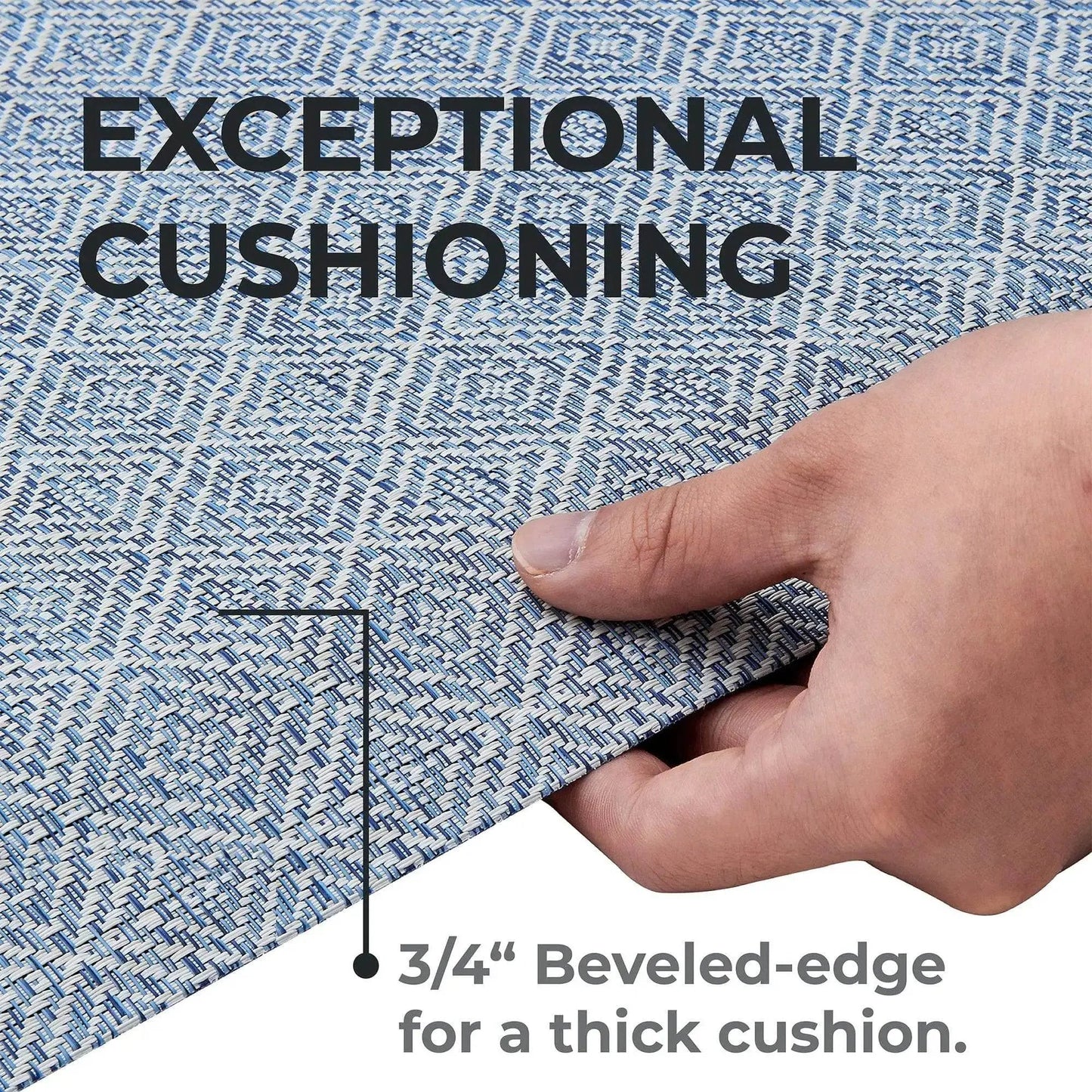 Cushioned Textured Anti-Fatigue Standing Kitchen Mat from PriceLows™
