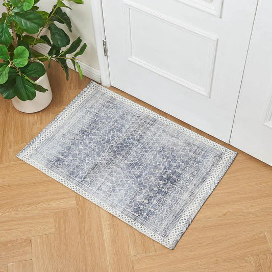Distressed Moroccan Machine Washable Accent Rug 2' x 3' - Neve Collection from PriceLows™