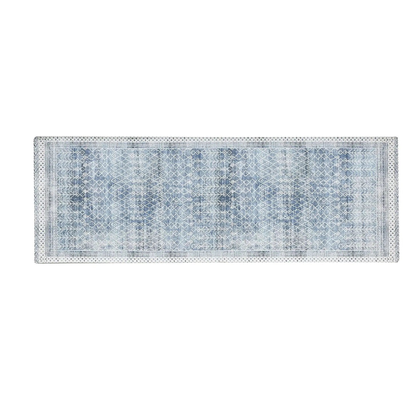 Distressed Moroccan Machine Washable Accent Runner 2'4" x 7' - Neve Collection from PriceLows™