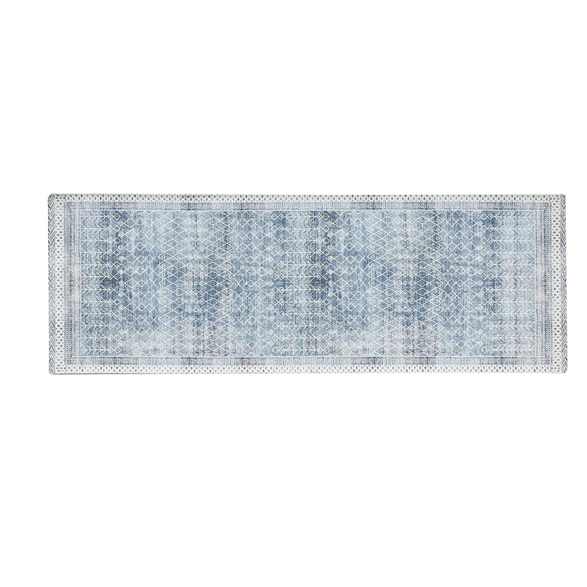 Distressed Moroccan Machine Washable Accent Runner 2'4" x 7' - Neve Collection from PriceLows™