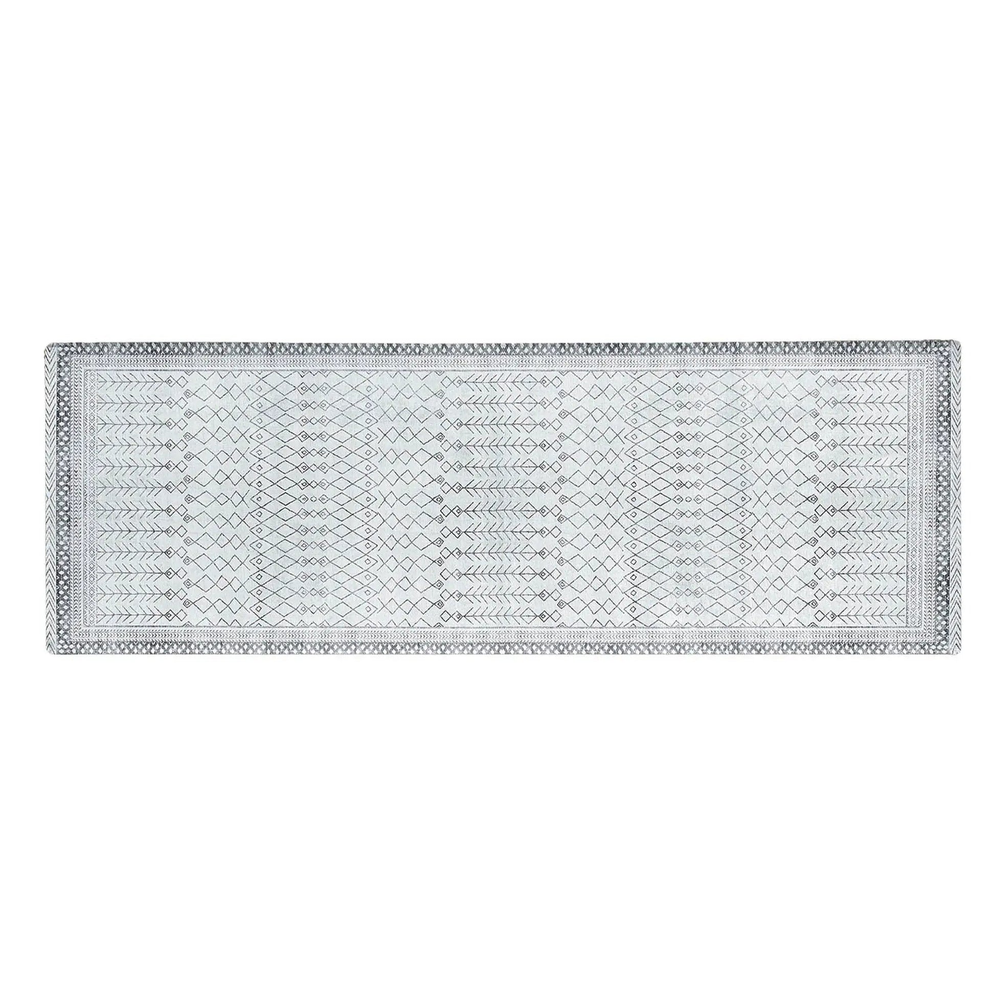 Distressed Moroccan Machine Washable Accent Runner 2'4" x 7' - Neve Collection from PriceLows™