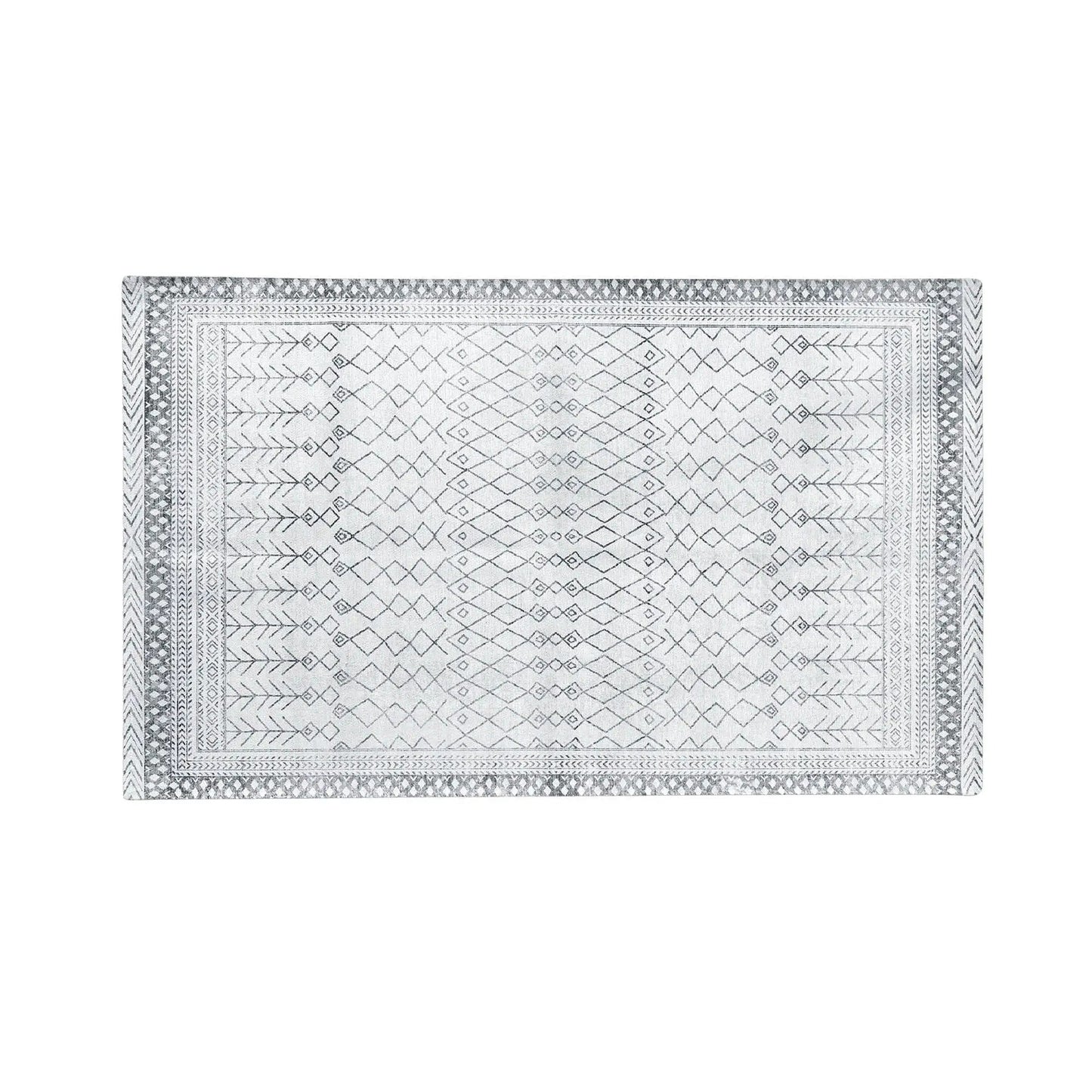Distressed Moroccan Machine Washable Accent Area Rug 5' x 7' - Neve Collection from PriceLows™