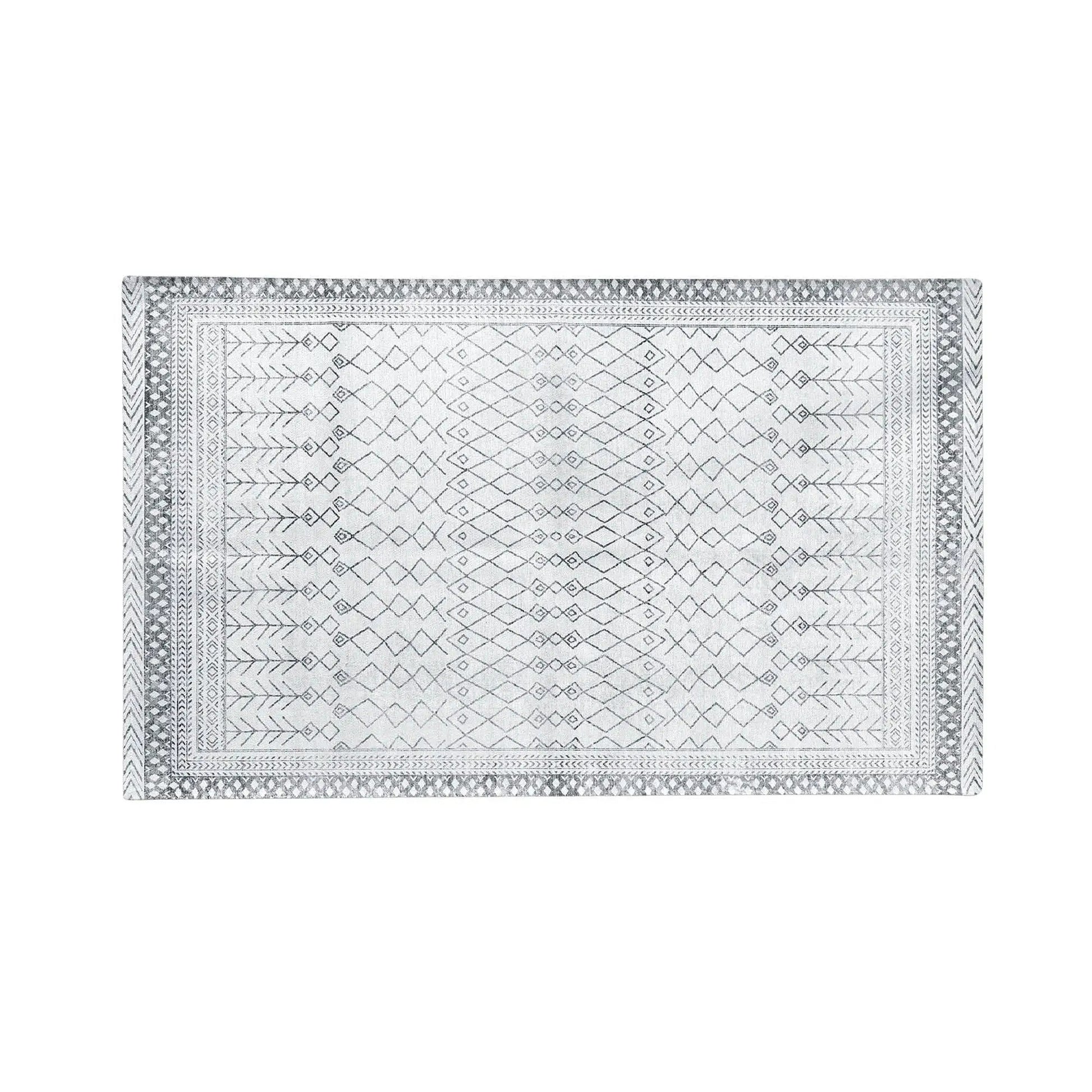 Distressed Moroccan Machine Washable Accent Area Rug 5' x 7' - Neve Collection from PriceLows™