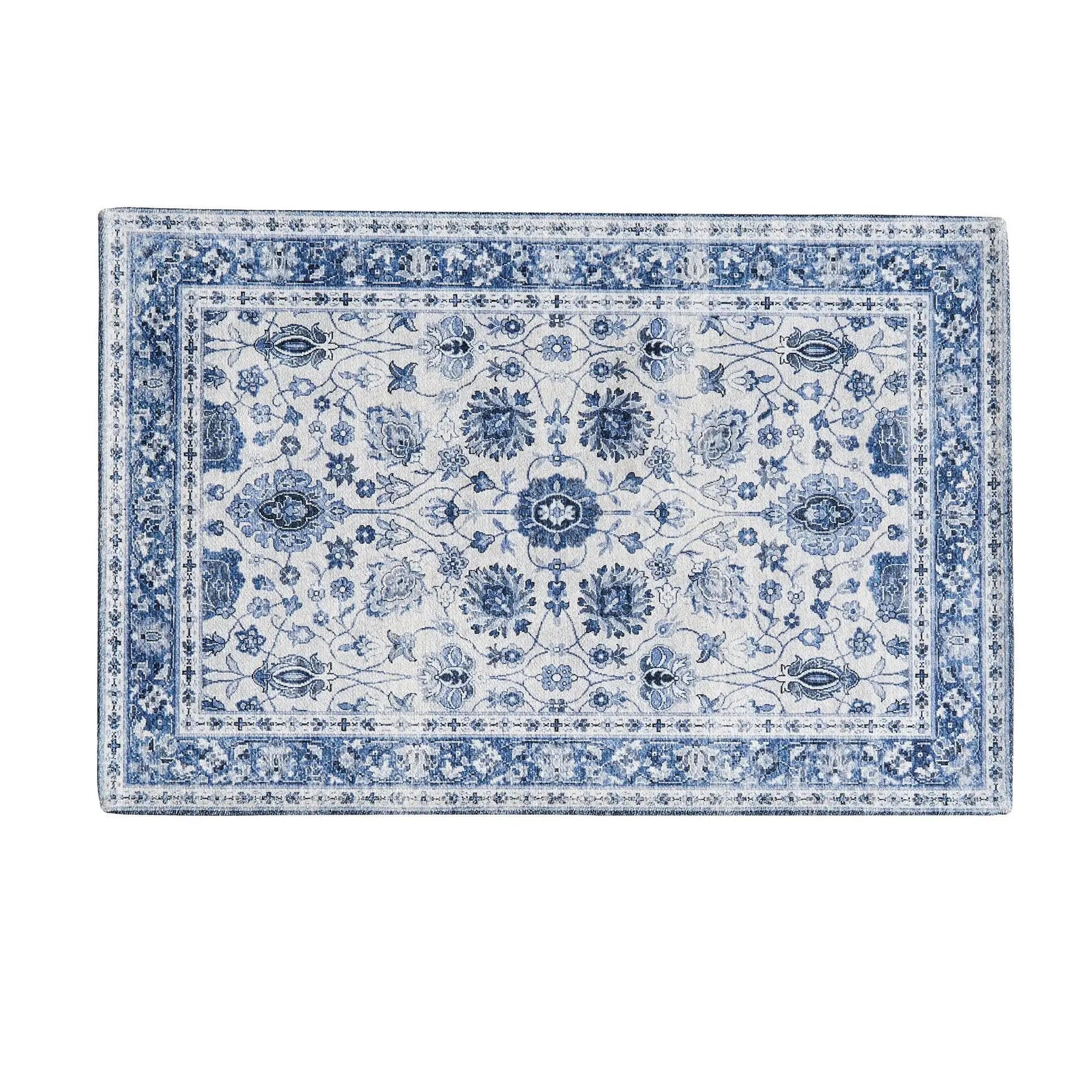 Floral Machine Washable Accent Rug 2' x 3' - Matra Collection from PriceLows™