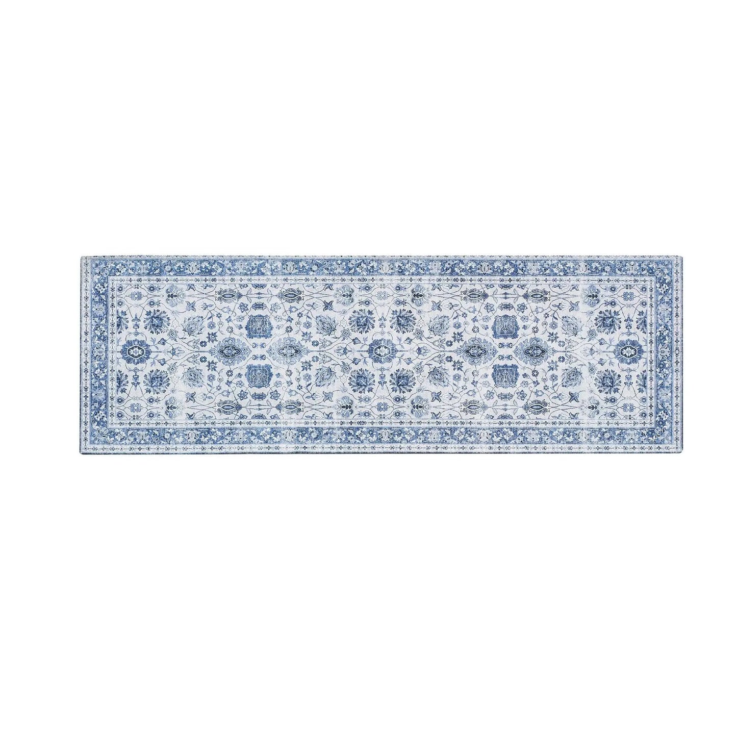 Floral Machine Washable Accent Runner 2'4" x 7' - Matra Collection from PriceLows™