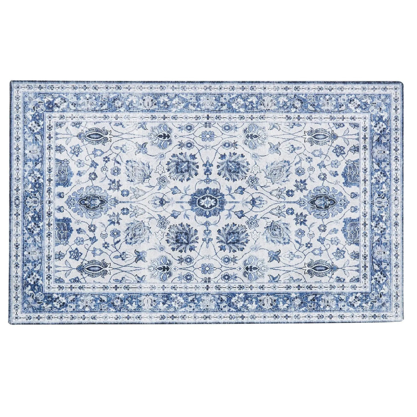 Floral Machine Washable Accent Area Rug 3' x 5' - Matra Collection from PriceLows™