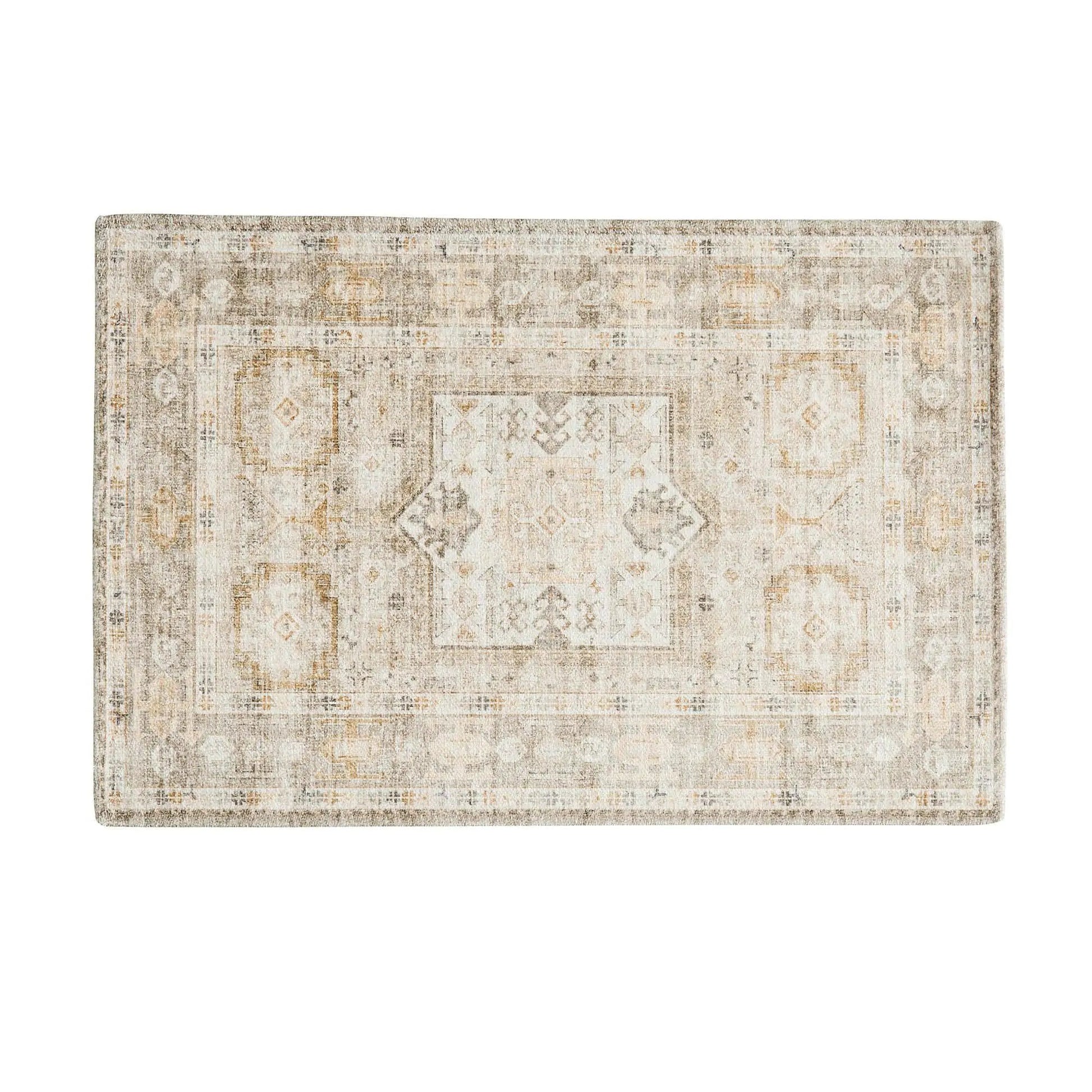 Medallion Machine Washable Accent Area Rug 3' x 5' - Nava Collection from PriceLows™