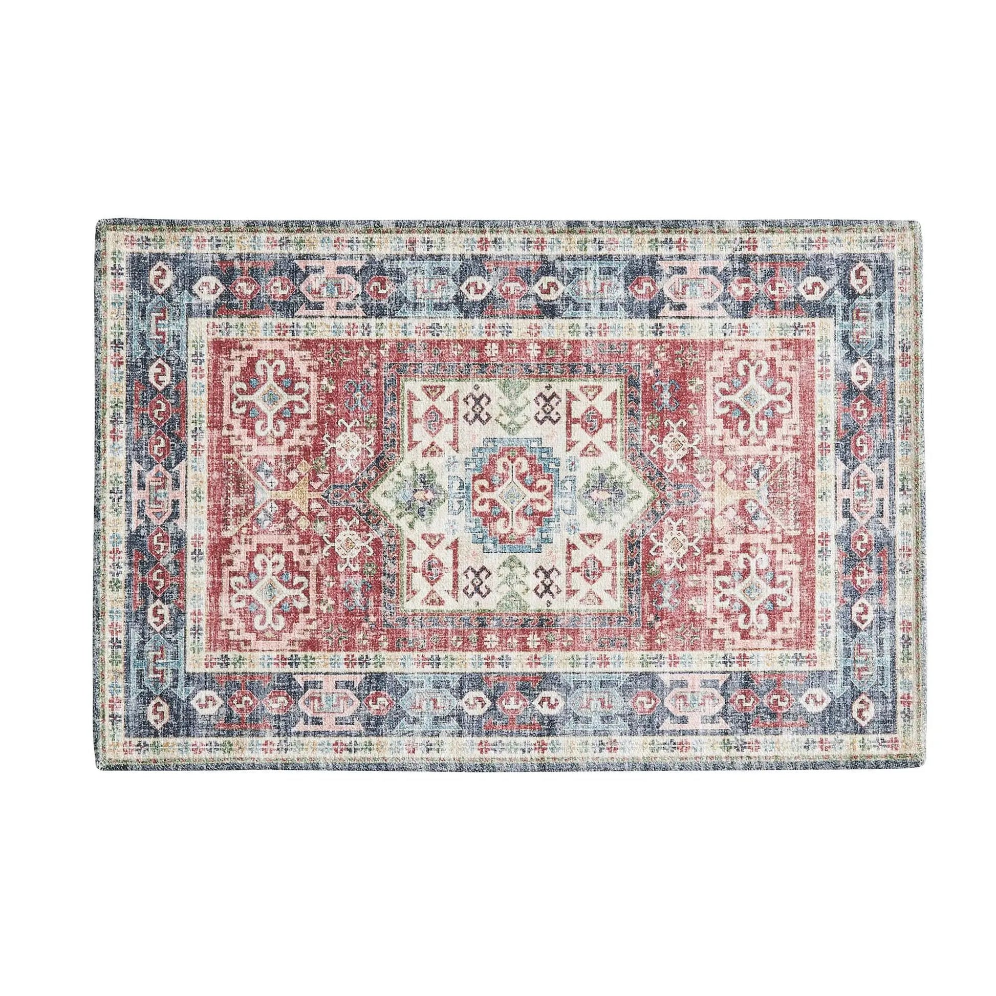 Medallion Machine Washable Accent Area Rug 3' x 5' - Nava Collection from PriceLows™
