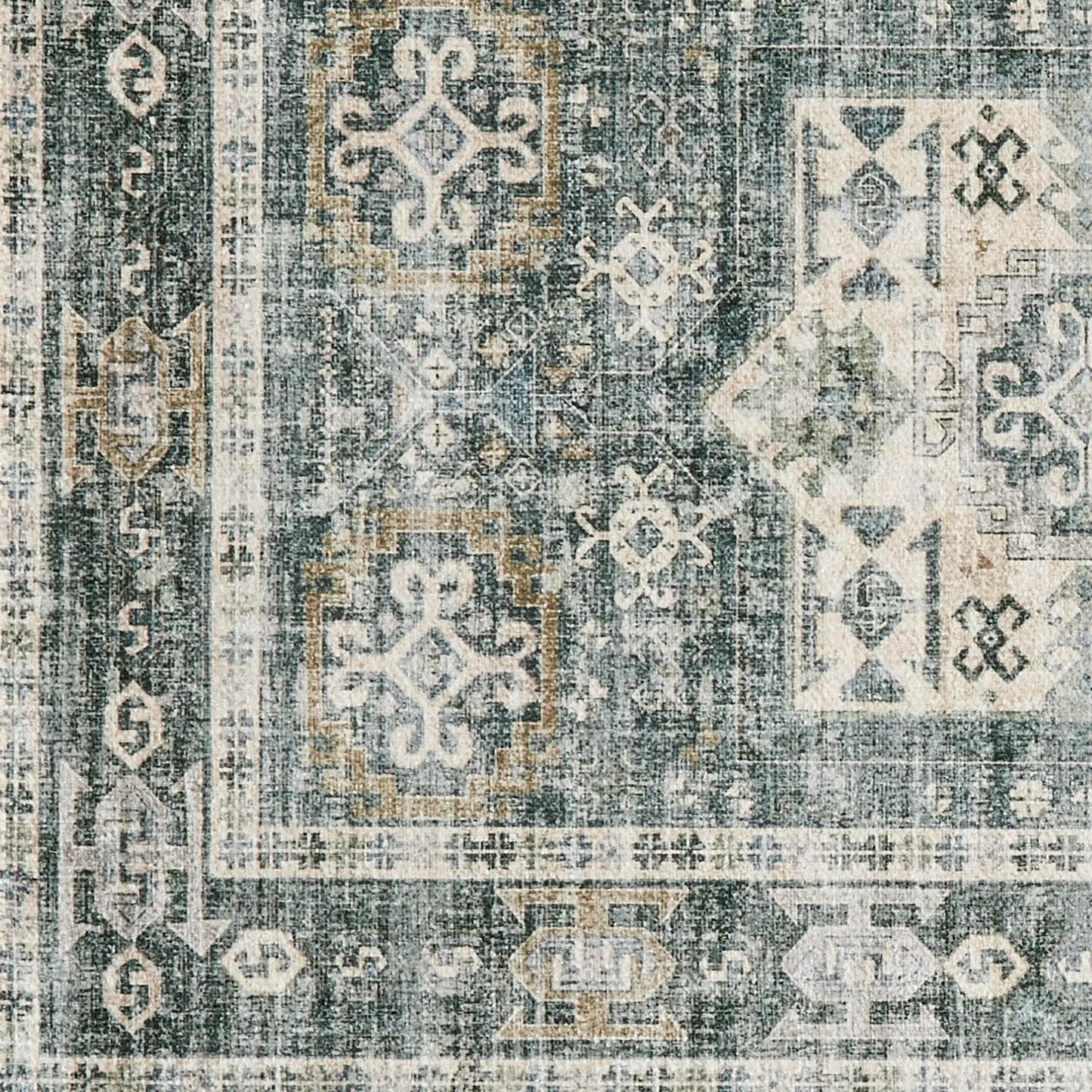 Medallion Machine Washable Accent Area Rug 5' x 7' - Nava Collection from PriceLows™
