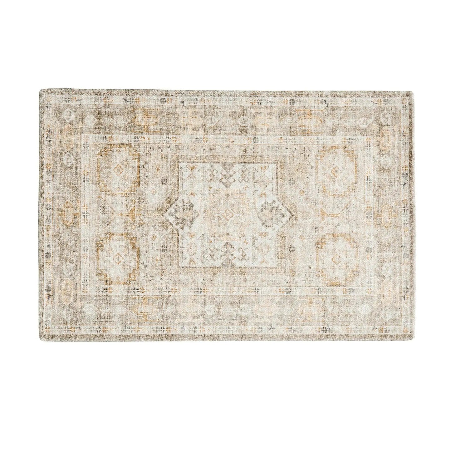 Medallion Machine Washable Accent Area Rug 5' x 7' - Nava Collection from PriceLows™