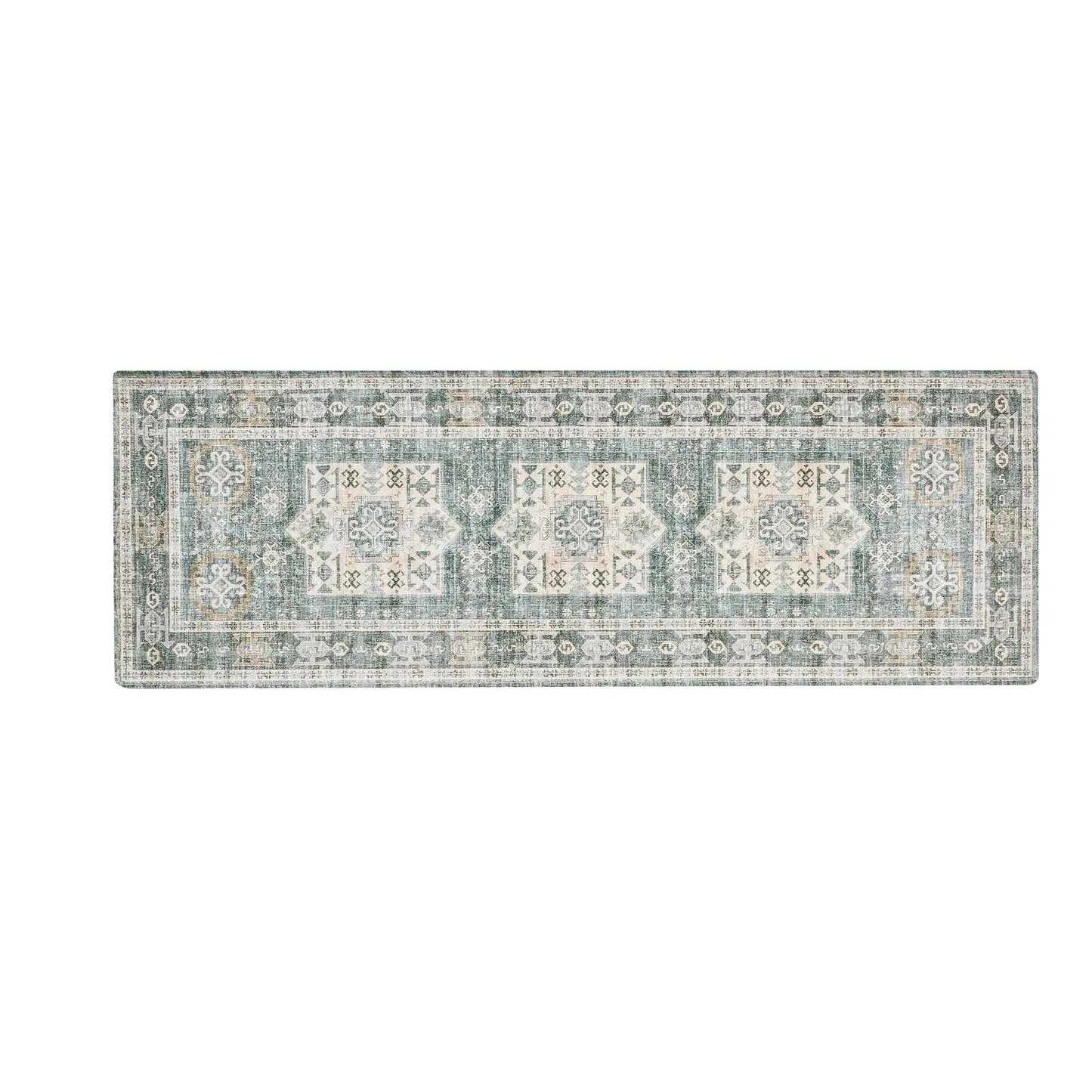 Medallion Machine Washable Accent Runner 2'4" x 7' - Nava Collection from PriceLows™