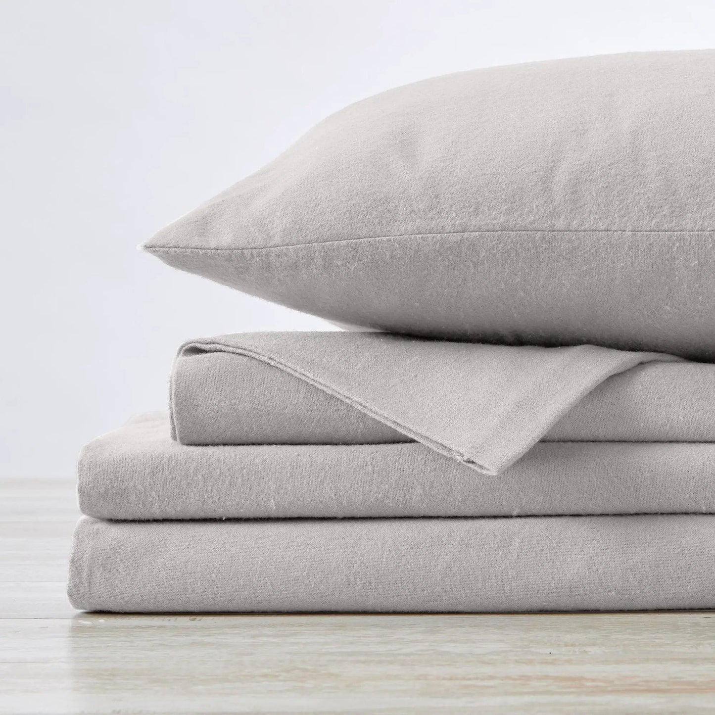 Cotton Solid Flannel Sheet - Nordic Collection from PriceLows™