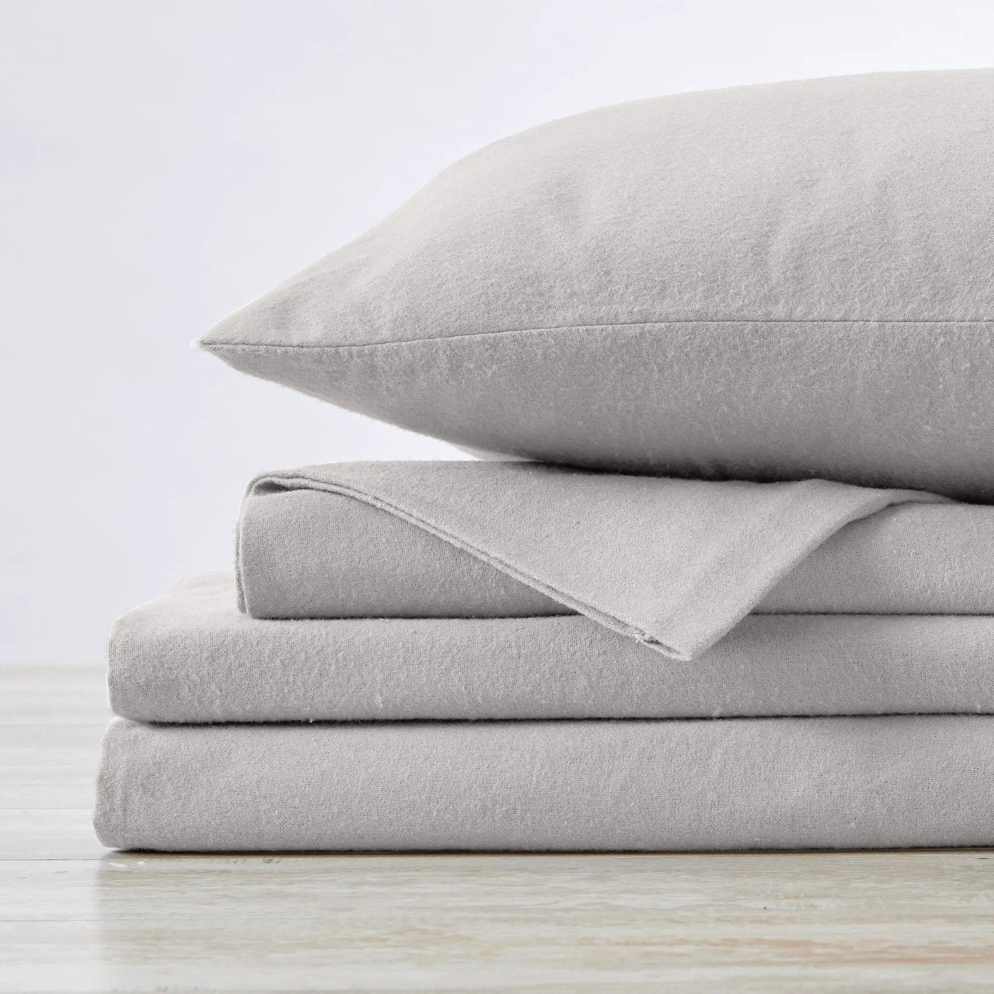 Cotton Solid Flannel Sheet - Nordic Collection from PriceLows™