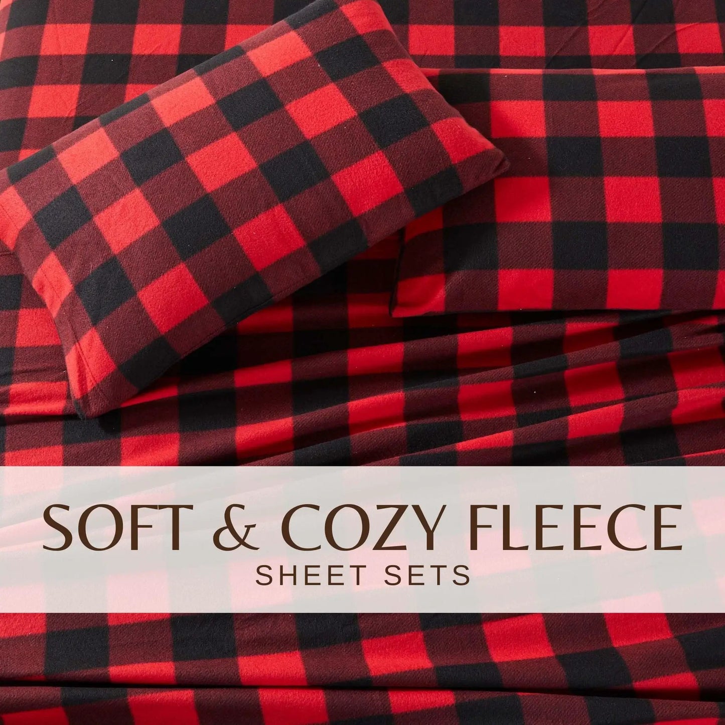 Printed Fleece Sheet - Dara Collection from PriceLows™