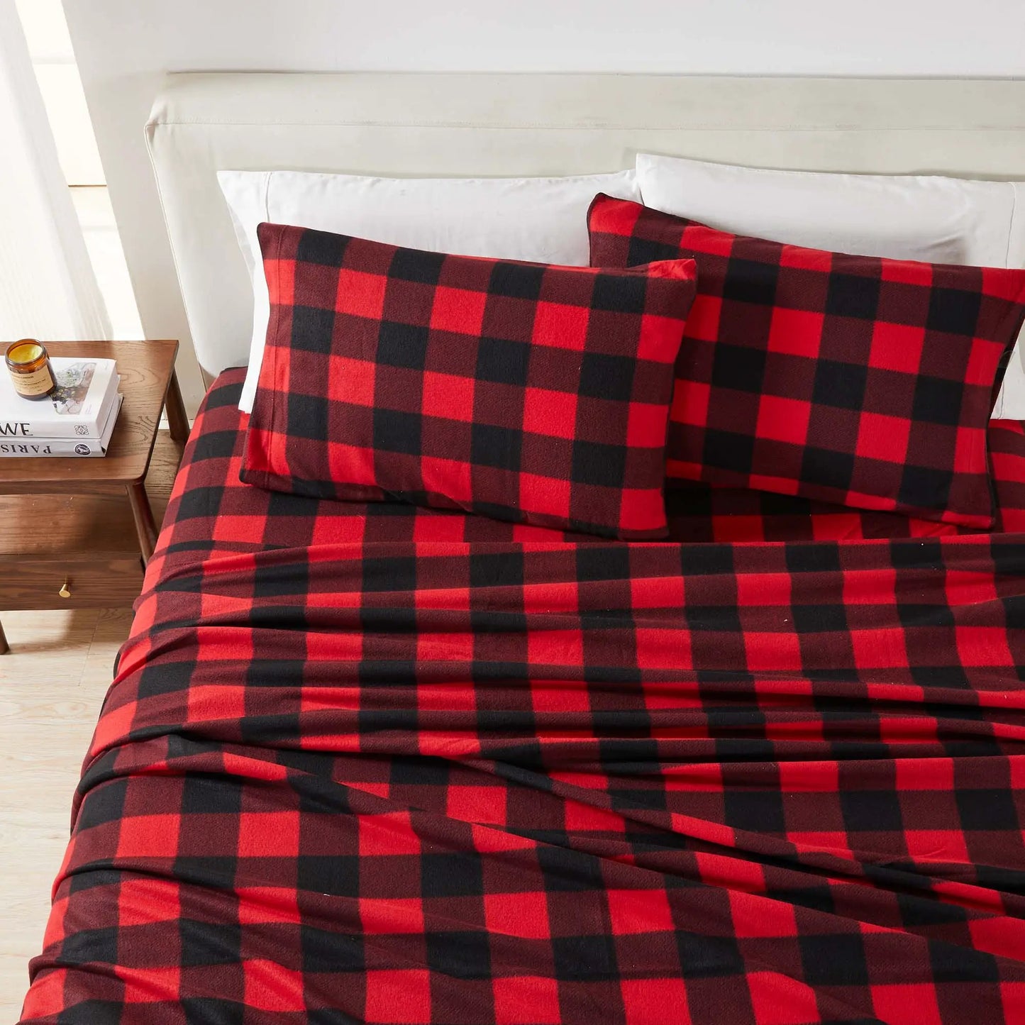 Printed Fleece Sheet - Dara Collection from PriceLows™