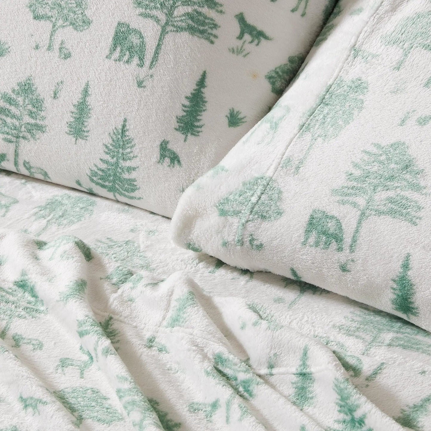 Printed Plush Sheet - Velvet Luxe Collection from PriceLows™