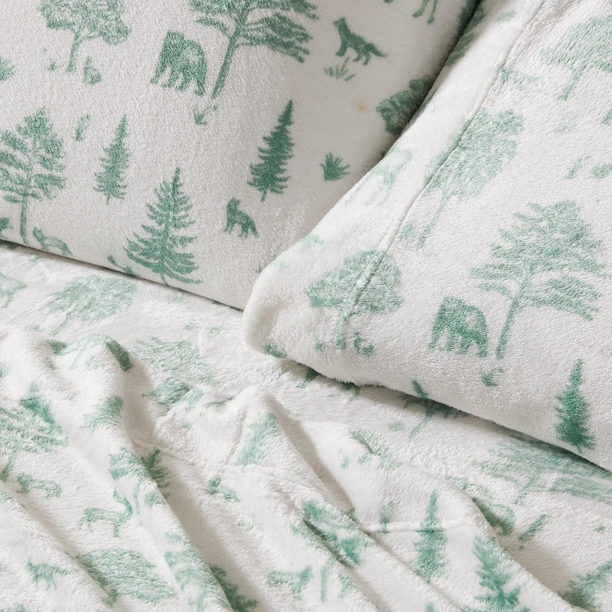Printed Plush Sheet - Velvet Luxe Collection from PriceLows™