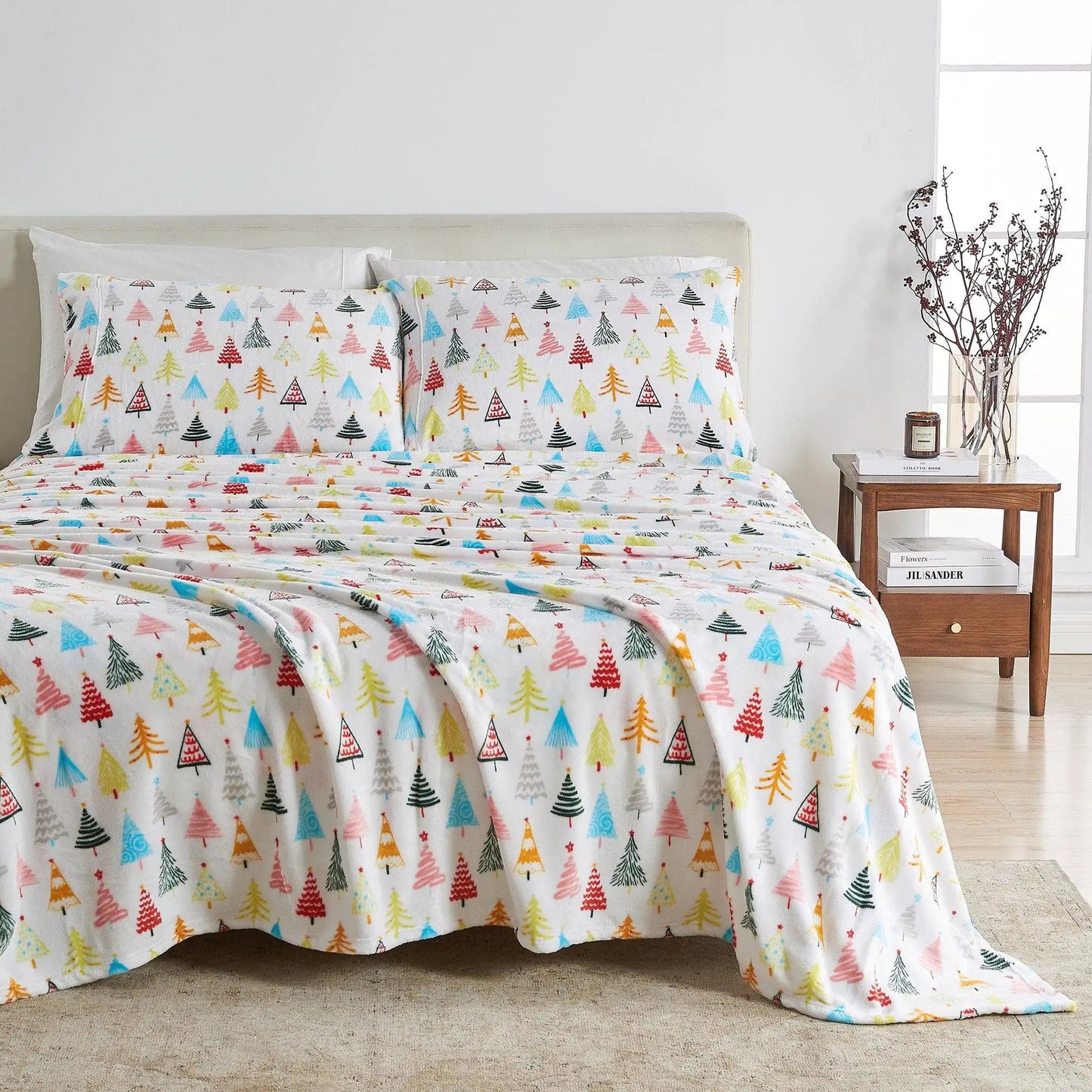 Printed Plush Sheet - Velvet Luxe Collection from PriceLows™