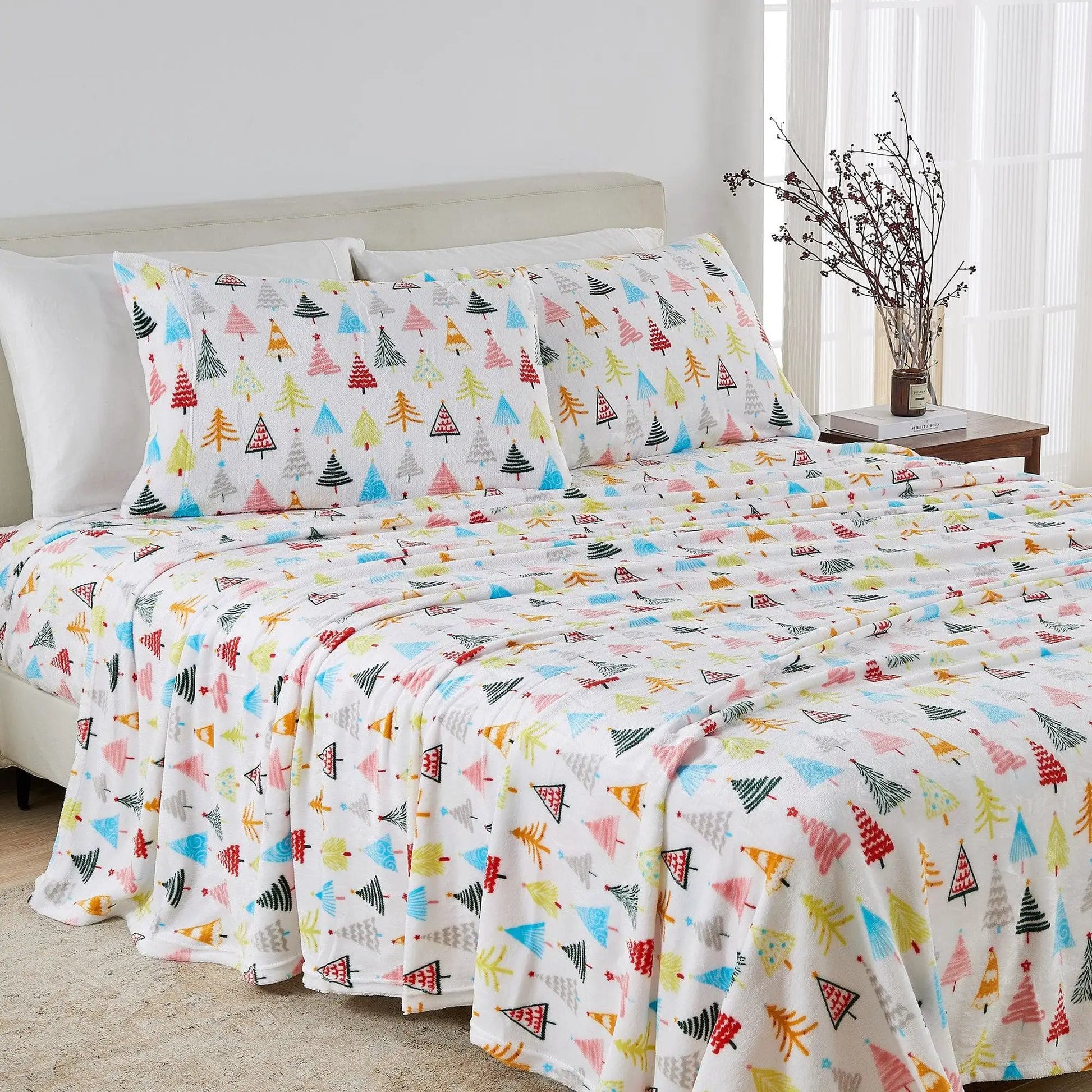 Printed Plush Sheet - Velvet Luxe Collection from PriceLows™