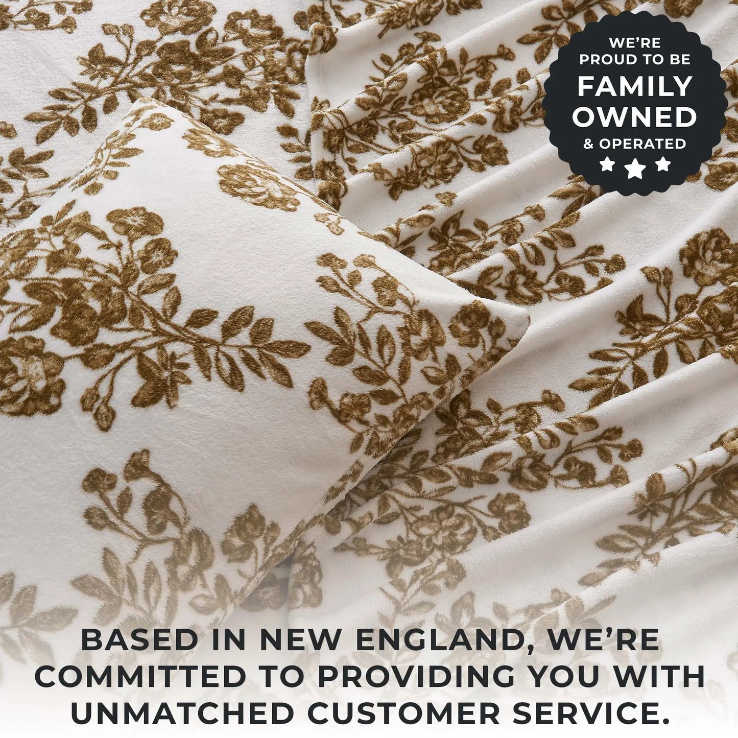 Printed Plush Sheet - Velvet Luxe Collection from PriceLows™