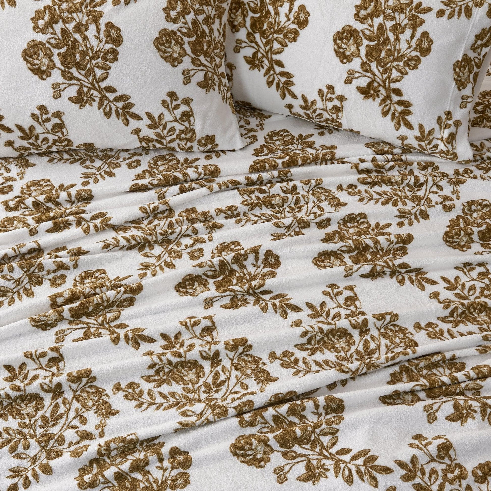 Printed Plush Sheet - Velvet Luxe Collection from PriceLows™
