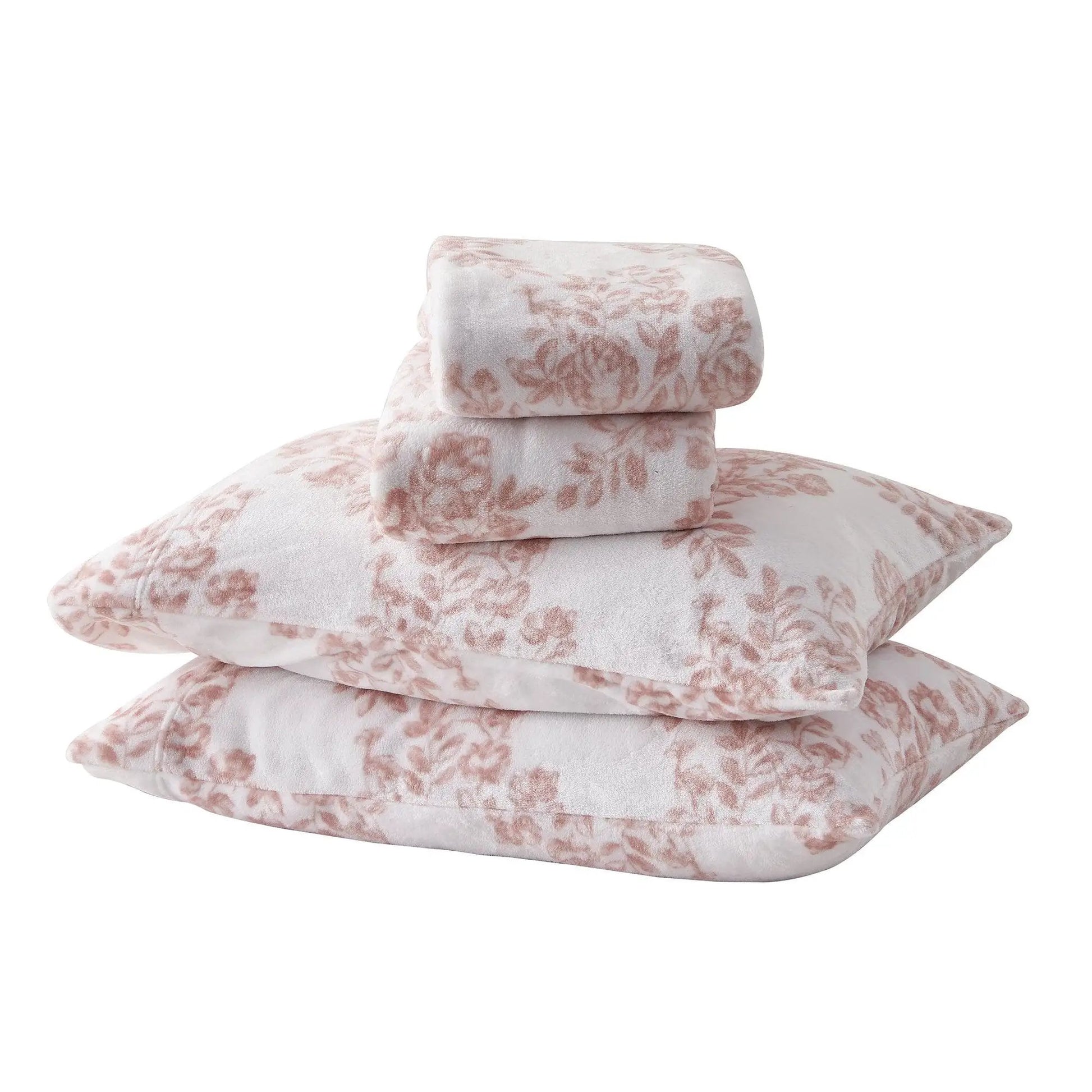 Printed Plush Sheet - Velvet Luxe Lattice Collection from PriceLows™