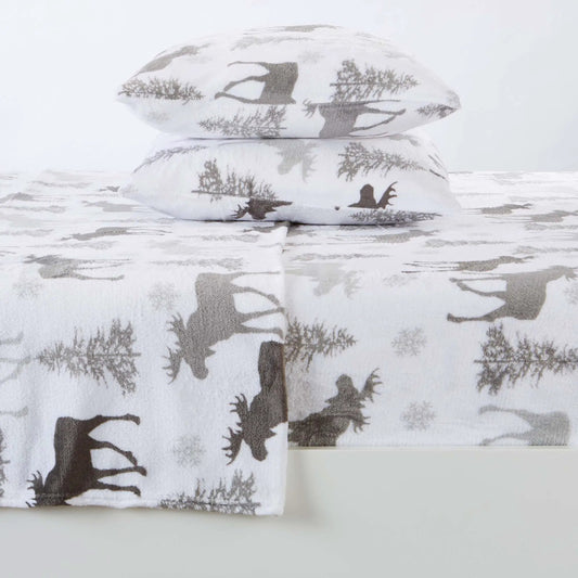 Printed Plush Sheet - Velvet Luxe Collection from PriceLows™