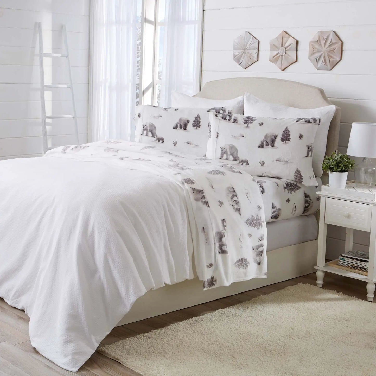 Printed Plush Sheet - Velvet Luxe Collection from PriceLows™