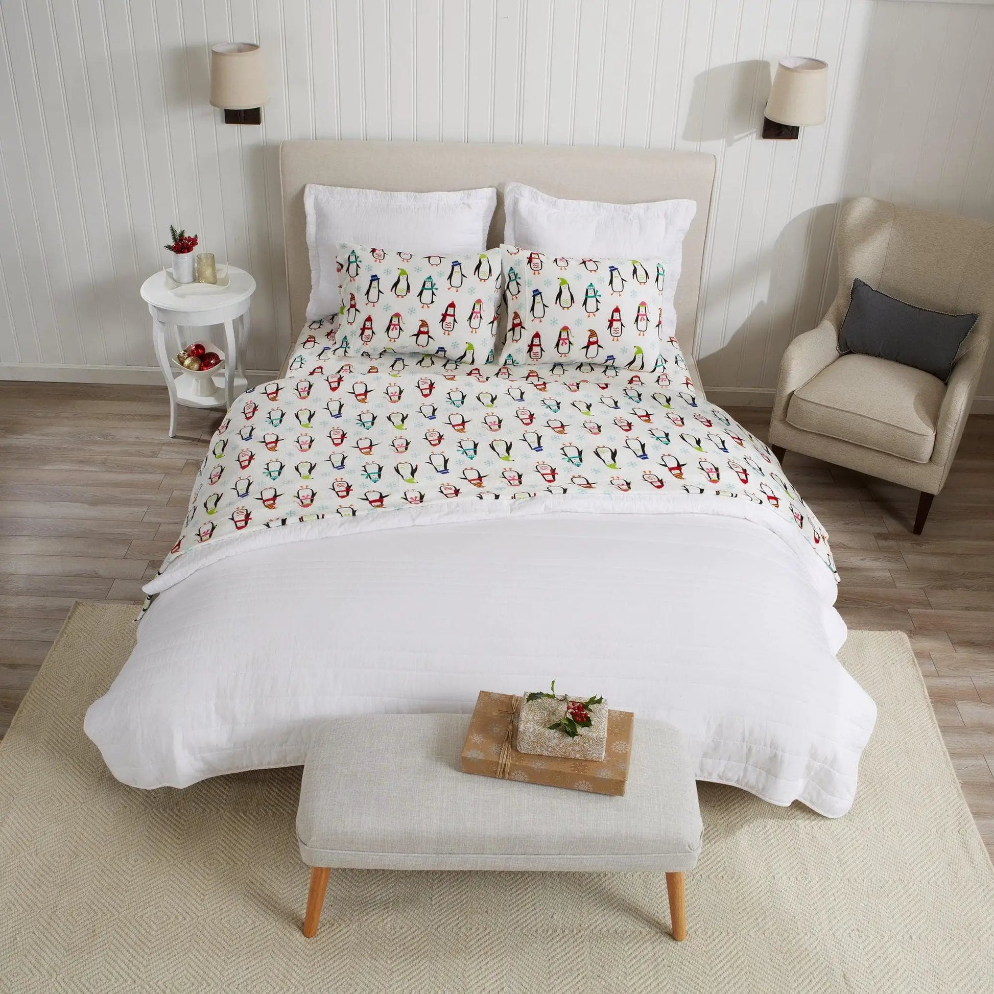 Printed Plush Sheet - Velvet Luxe Collection from PriceLows™
