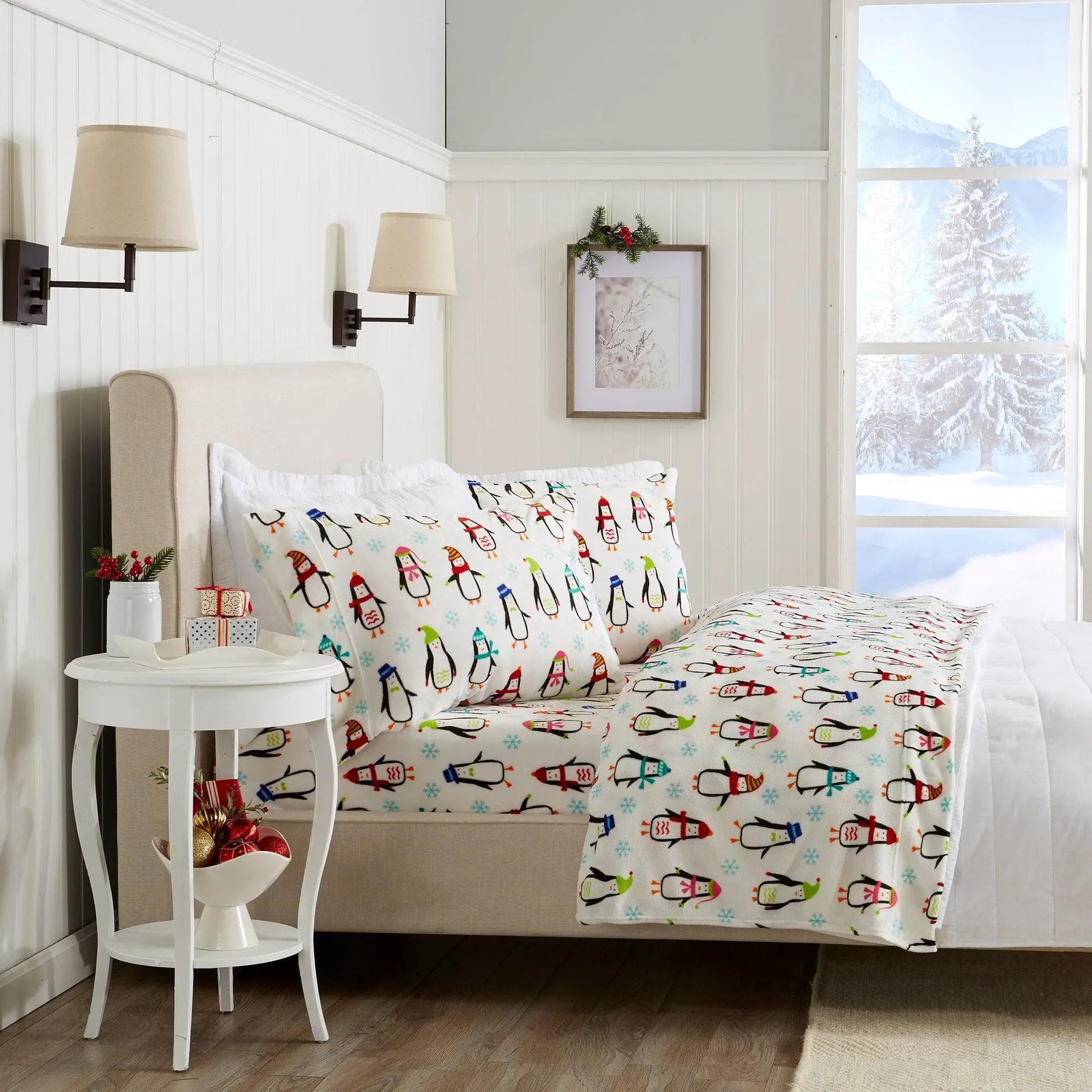 Printed Plush Sheet - Velvet Luxe Collection from PriceLows™