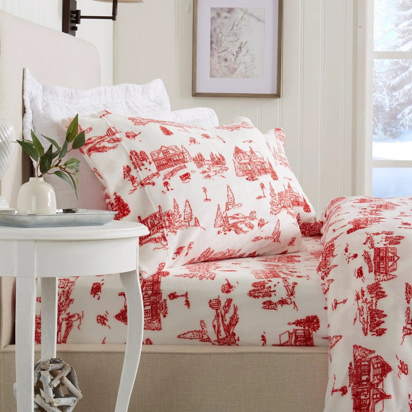 Printed Plush Sheet - Velvet Luxe Collection from PriceLows™