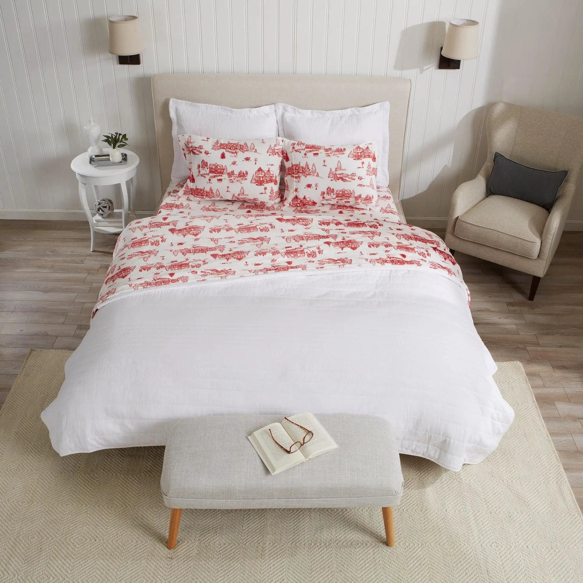Printed Plush Sheet - Velvet Luxe Collection from PriceLows™