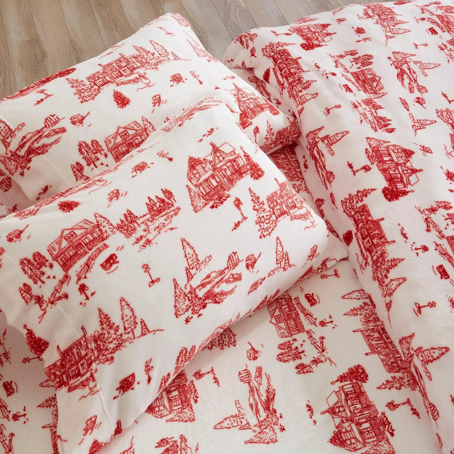 Printed Plush Sheet - Velvet Luxe Collection from PriceLows™