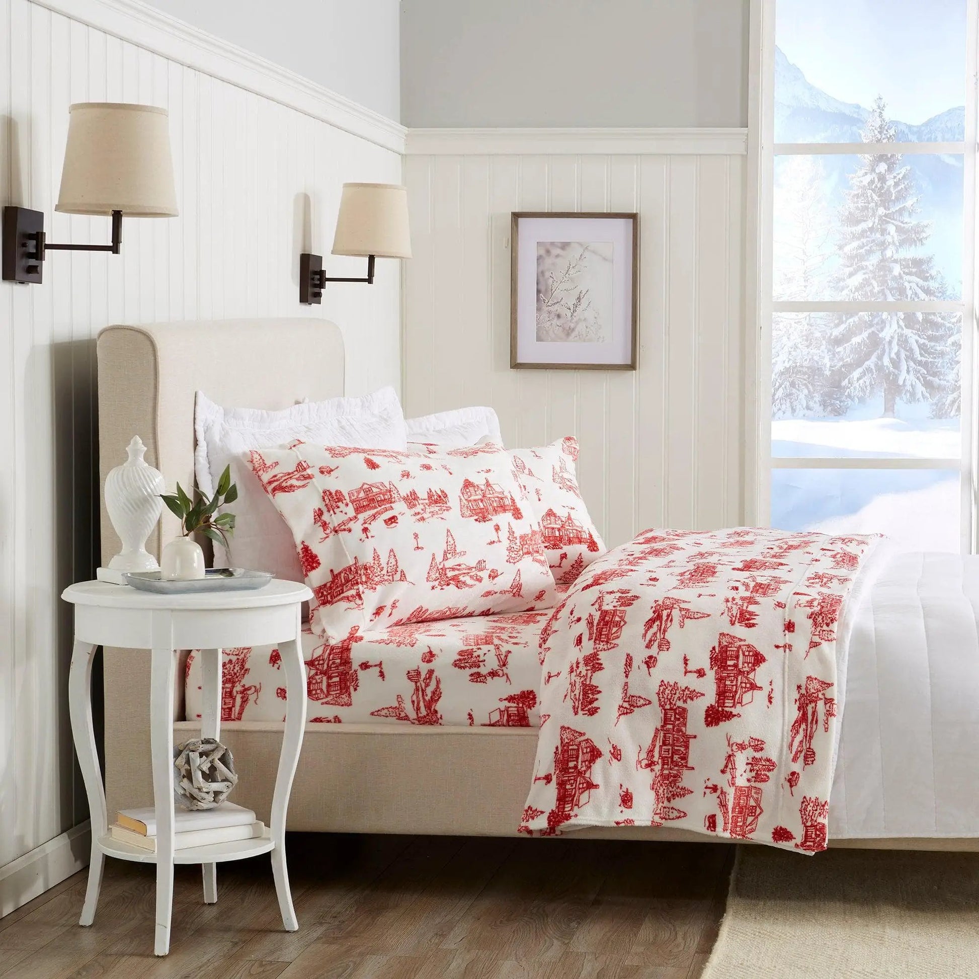 Printed Plush Sheet - Velvet Luxe Collection from PriceLows™
