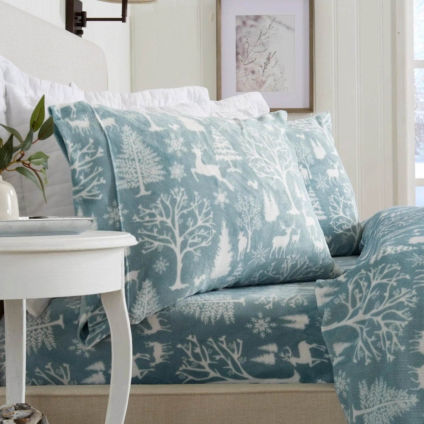 Printed Plush Sheet - Velvet Luxe Collection from PriceLows™