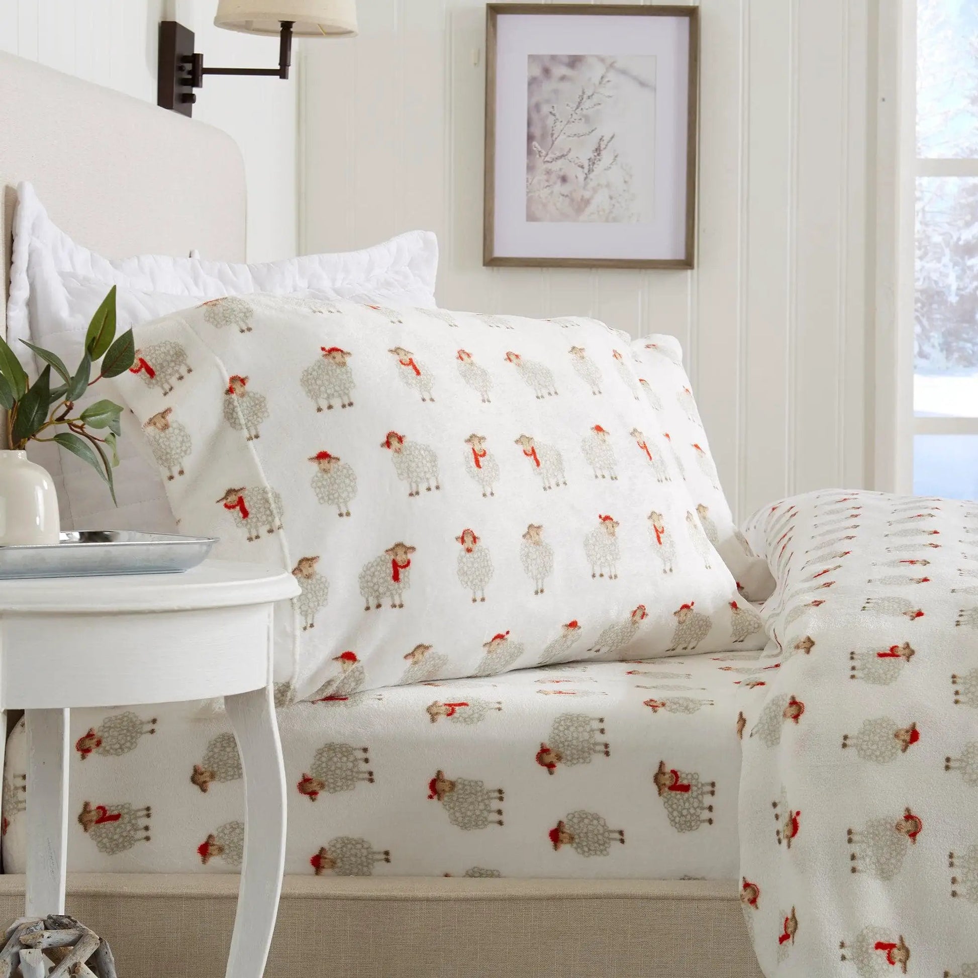 Printed Plush Sheet - Velvet Luxe Collection from PriceLows™