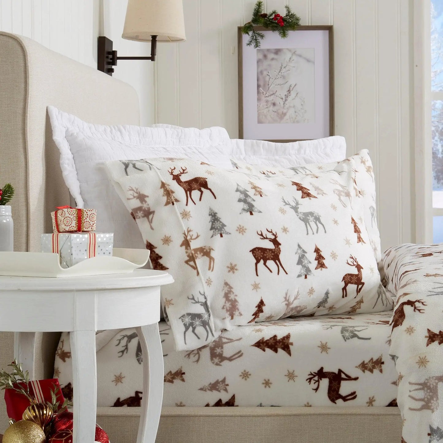 Printed Plush Sheet - Velvet Luxe Collection from PriceLows™