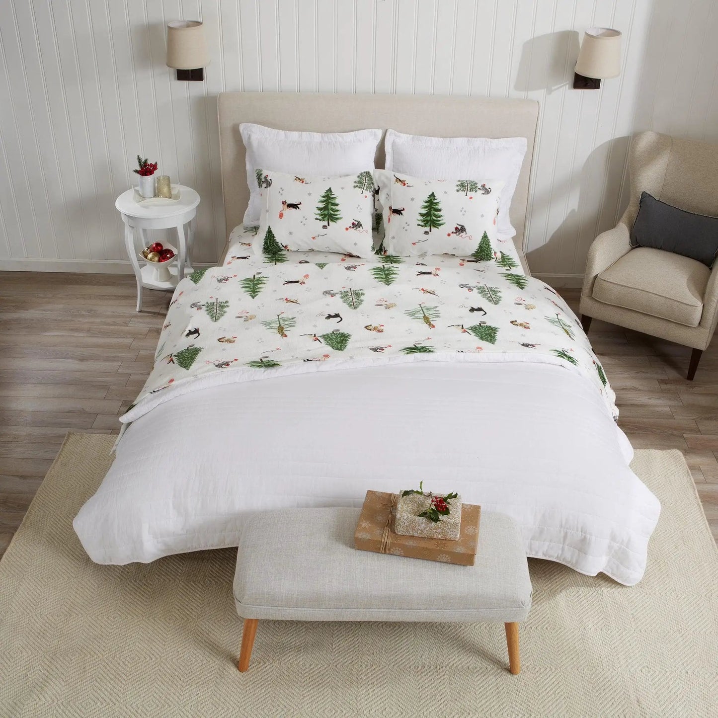 Printed Plush Sheet - Velvet Luxe Collection from PriceLows™