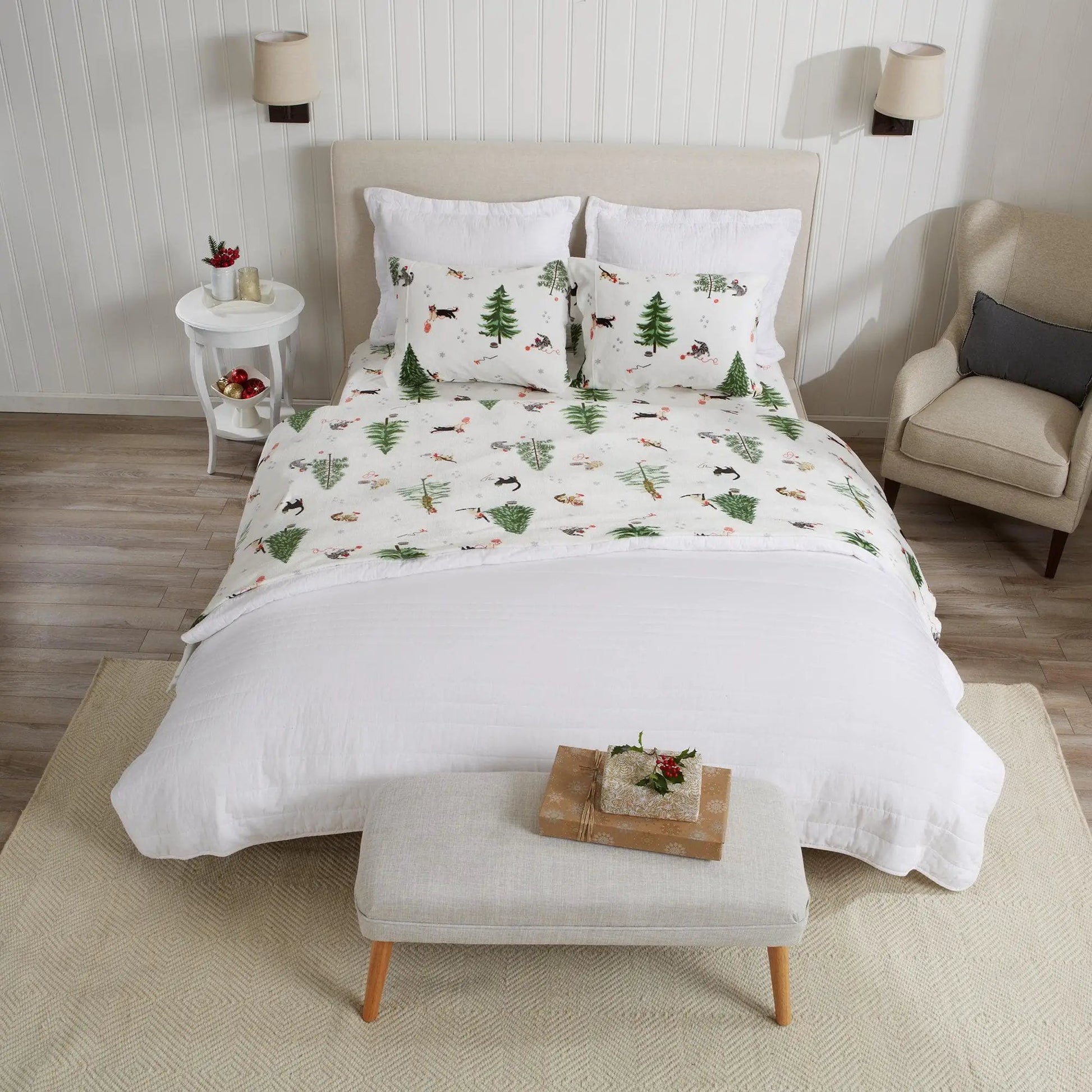 Printed Plush Sheet - Velvet Luxe Collection from PriceLows™