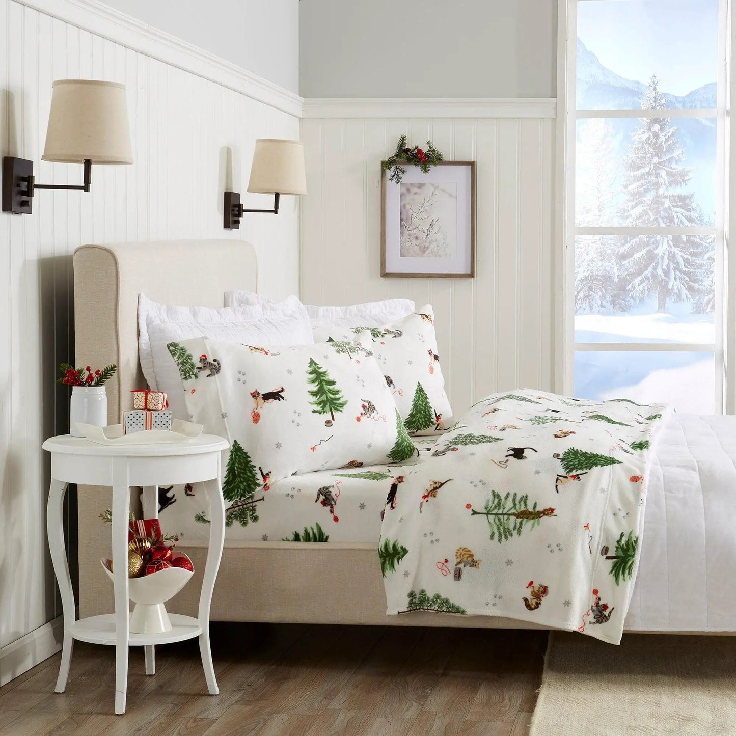 Printed Plush Sheet - Velvet Luxe Collection from PriceLows™