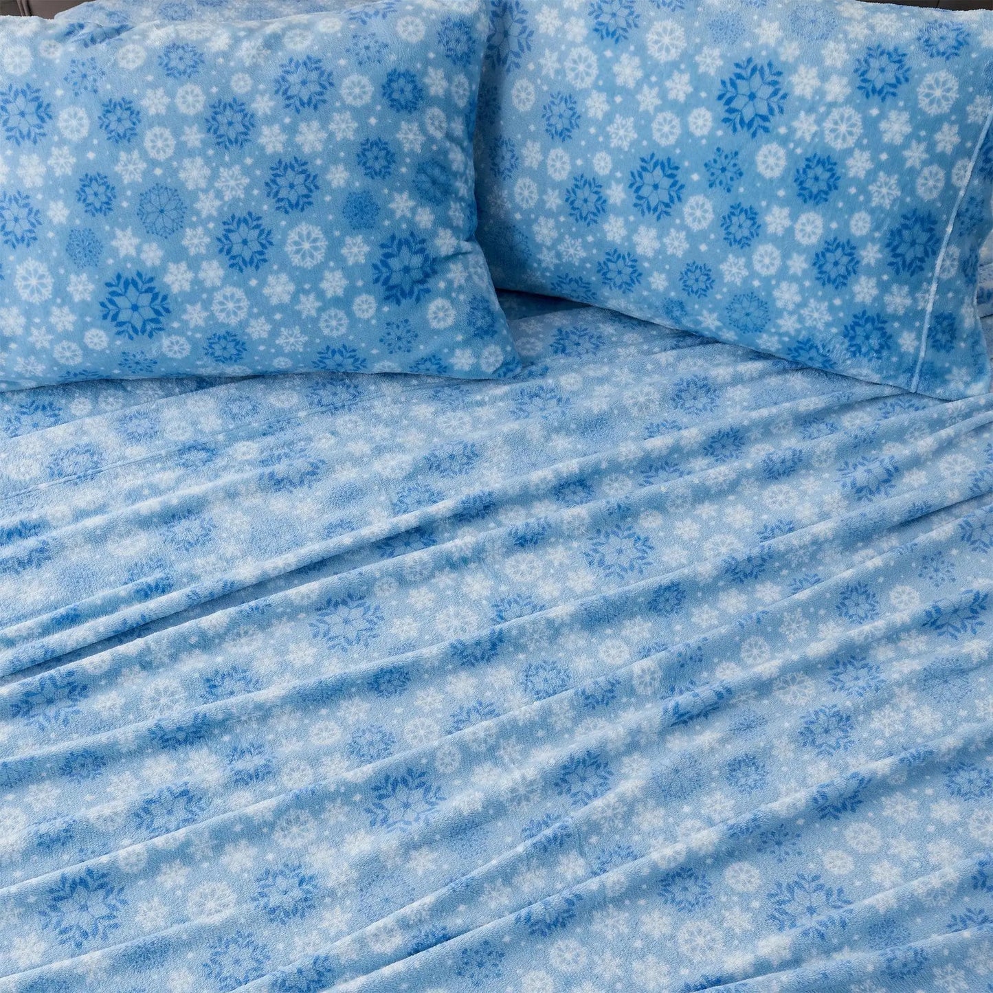 Printed Plush Sheet - Velvet Luxe Collection from PriceLows™